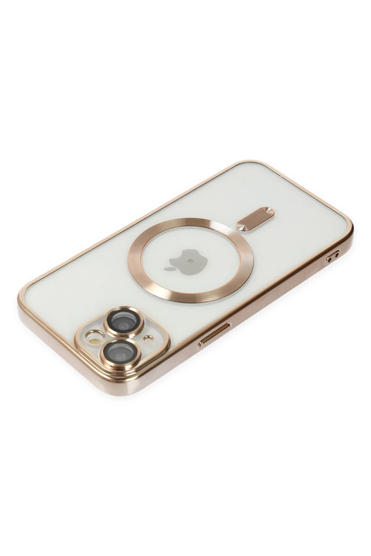 Newface iPhone 14 Kılıf Kross Magneticsafe Kapak - Gold