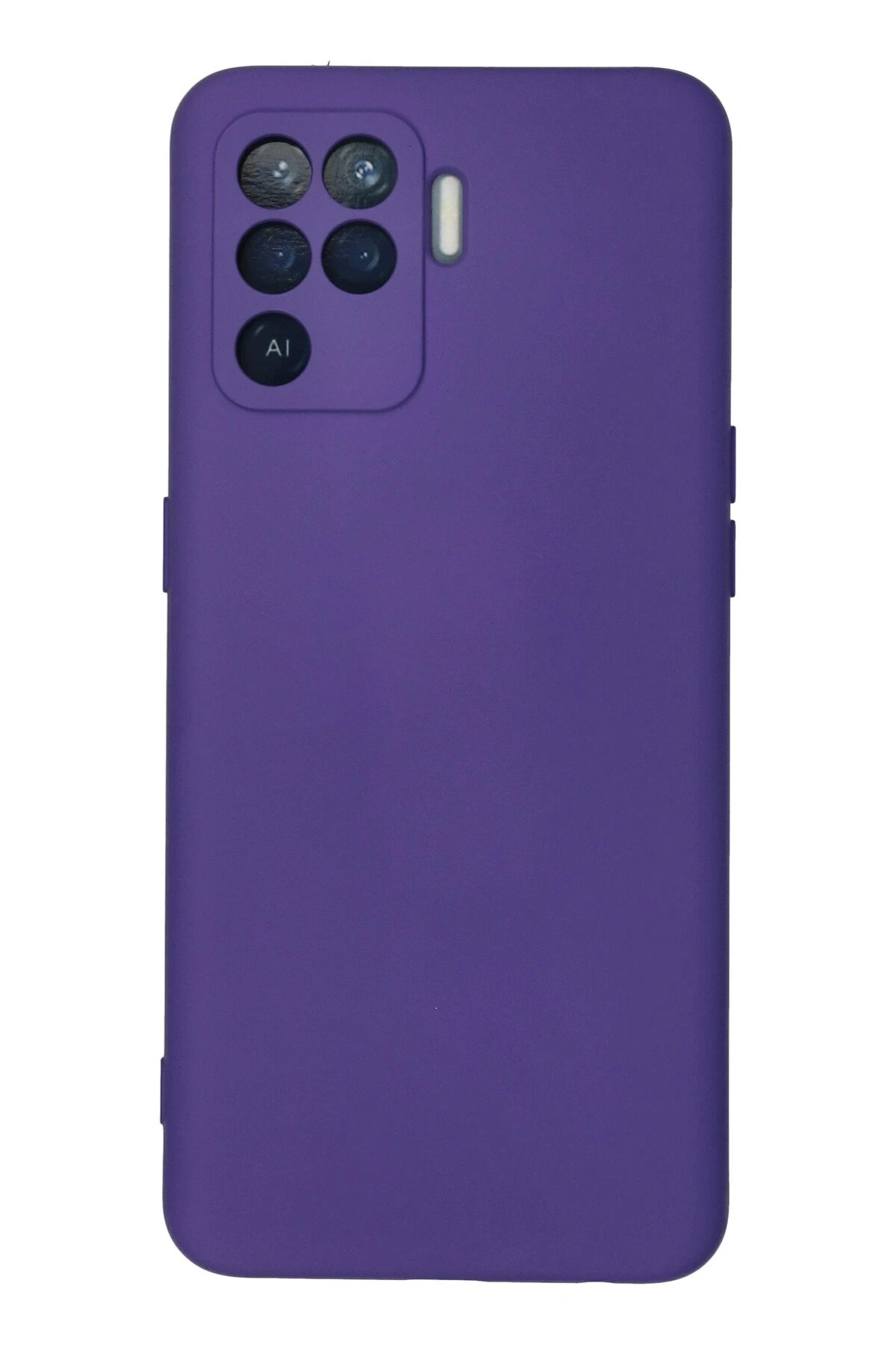 Newface Oppo Reno 5 Lite Kılıf Nano içi Kadife Silikon - Mor