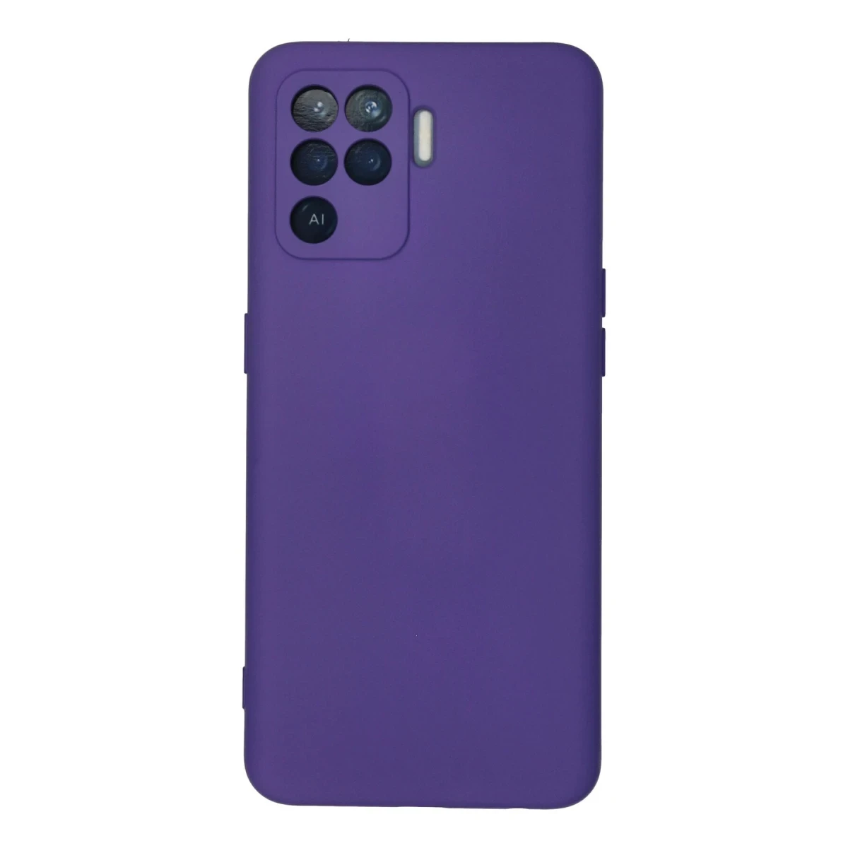Newface Oppo Reno 5 Lite Kılıf Nano içi Kadife Silikon - Mor