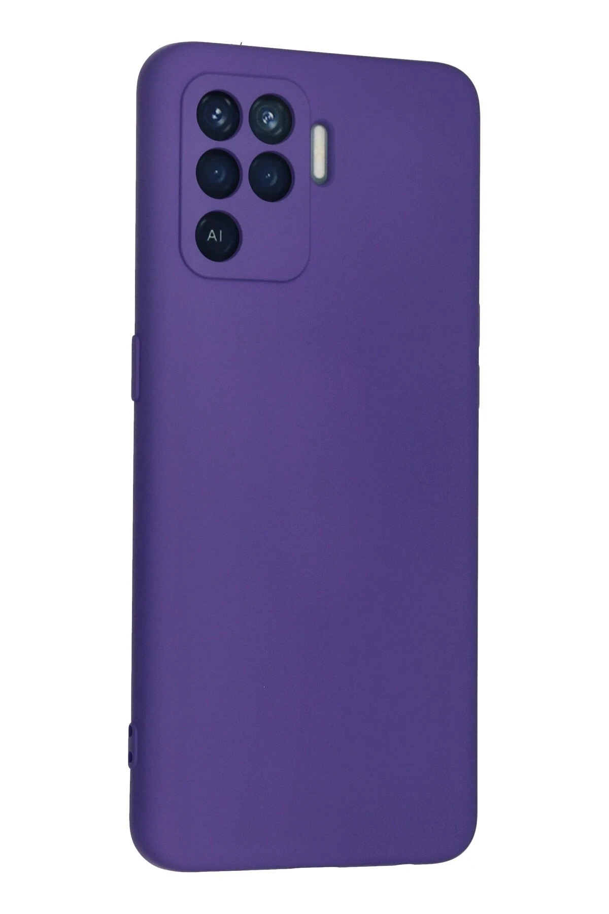 Newface Oppo Reno 5 Lite Kılıf Nano içi Kadife Silikon - Mor