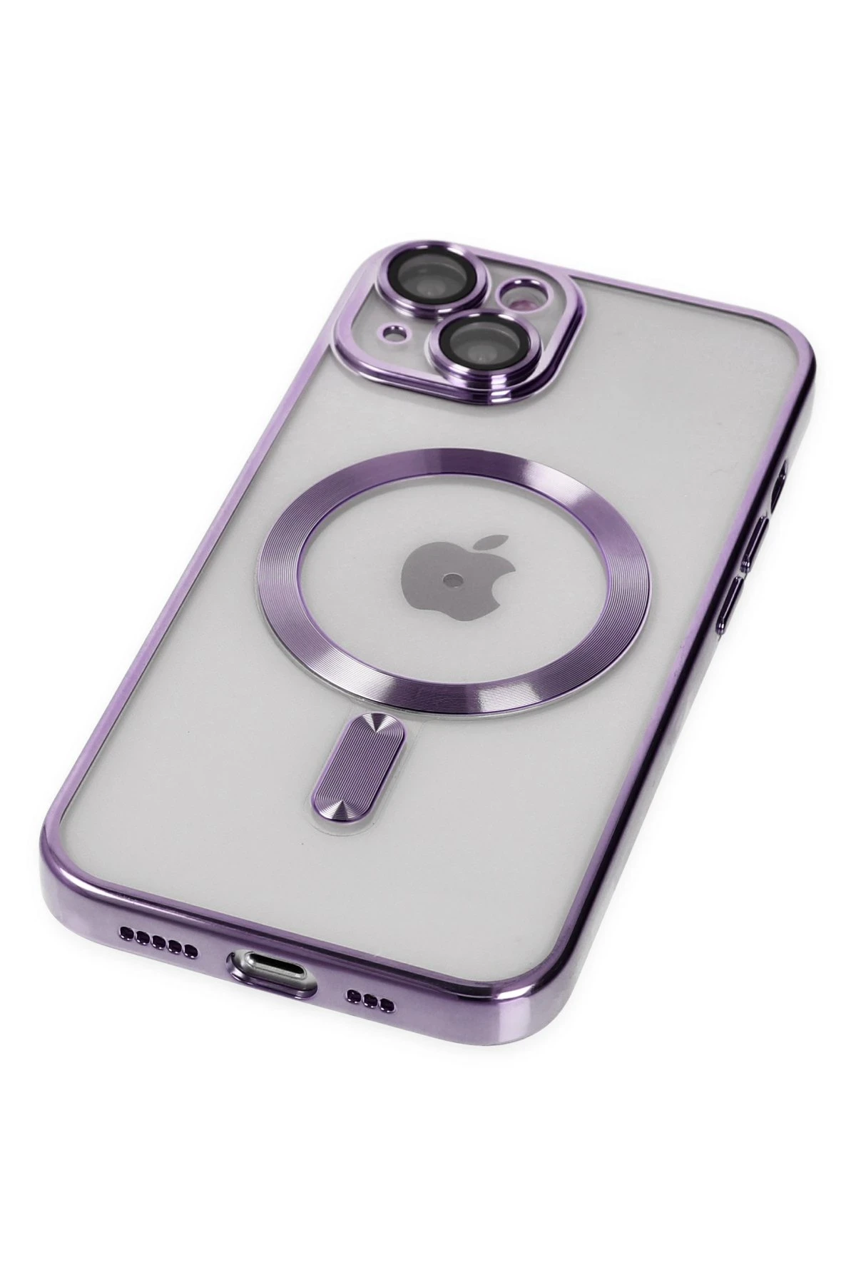 Newface iPhone 14 Kılıf Kross Magneticsafe Kapak - Mor