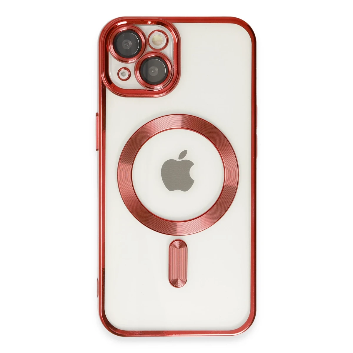 Newface Apple iPhone 14 Plus Kılıf Kross Magneticsafe Kapak - Kırmızı