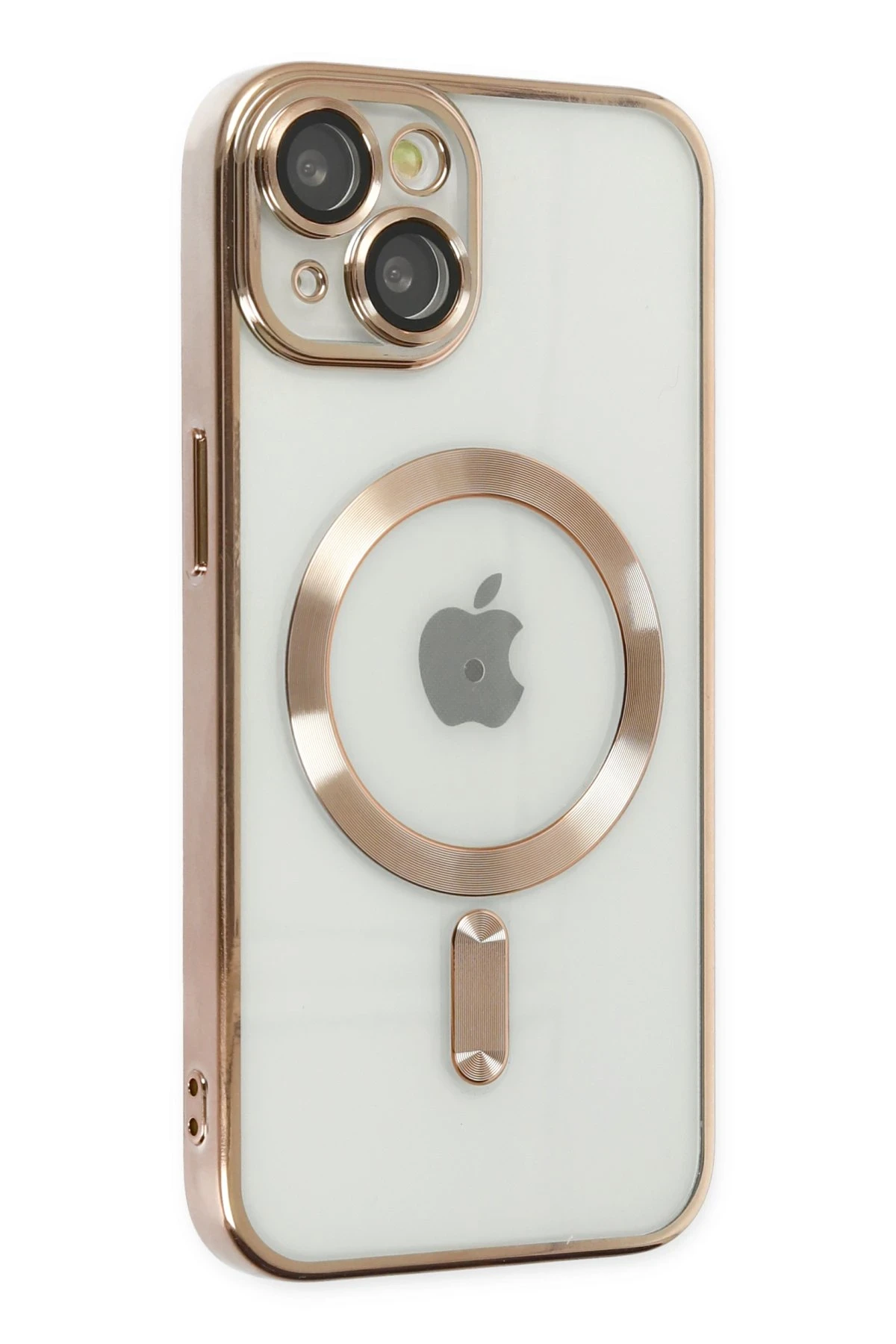 Newface iPhone 14 Plus Kılıf Kross Magneticsafe Kapak - Gold
