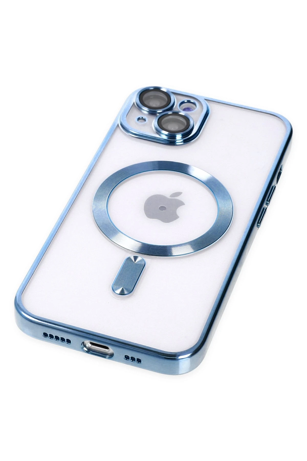Newface iPhone 14 Plus Kılıf Kross Magneticsafe Kapak - Sierra Blue