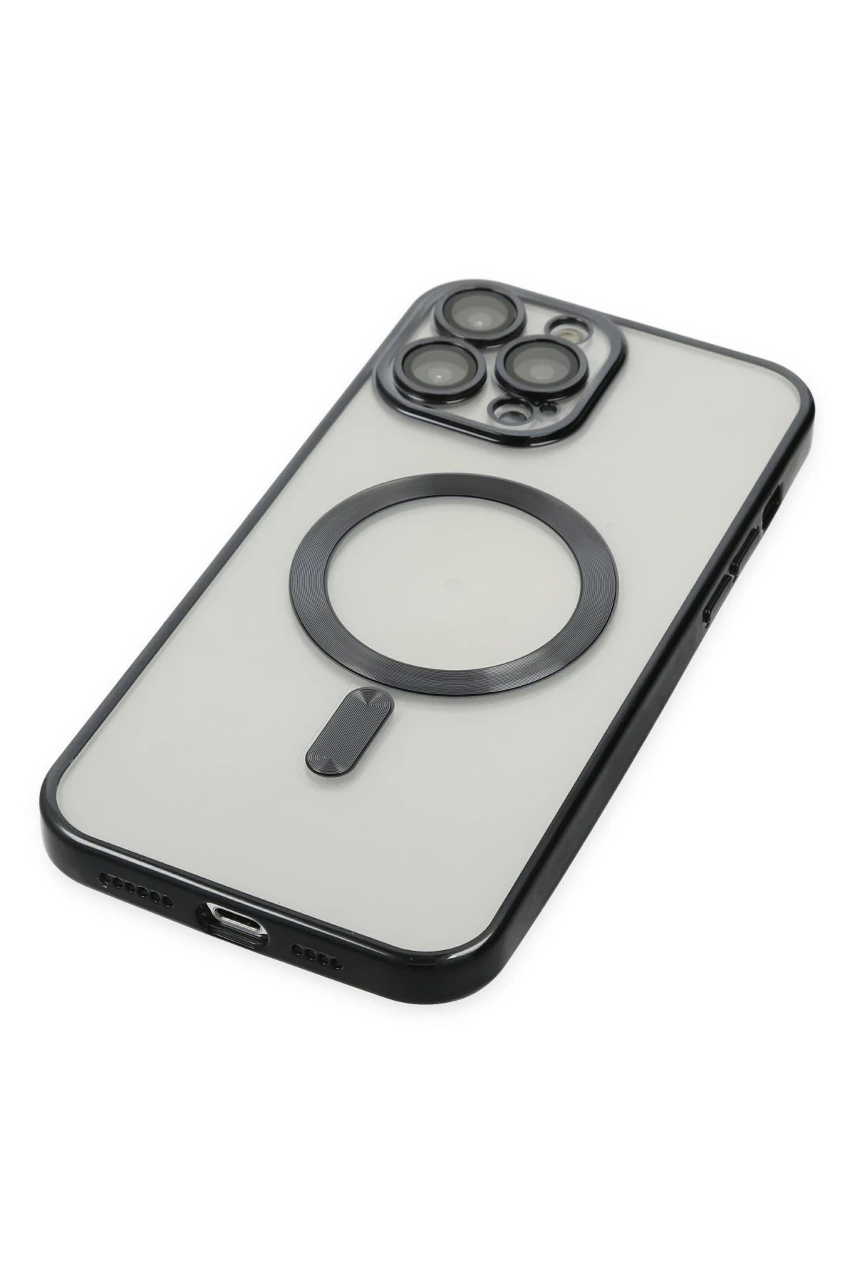 Newface iPhone 14 Pro Kılıf Kross Magneticsafe Kapak - Siyah