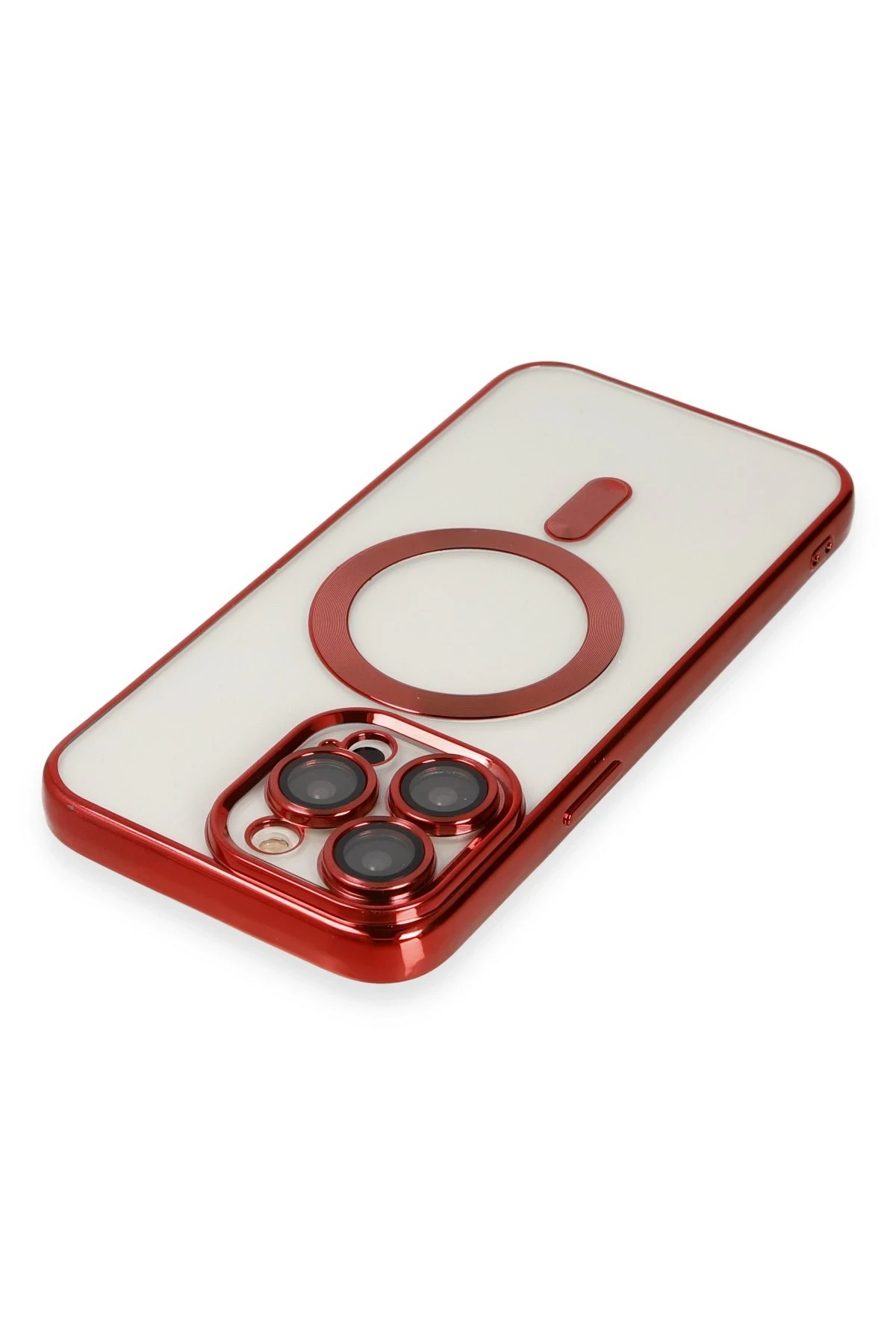 Newface iPhone 14 Pro Kılıf Kross Magneticsafe Kapak - Kırmızı
