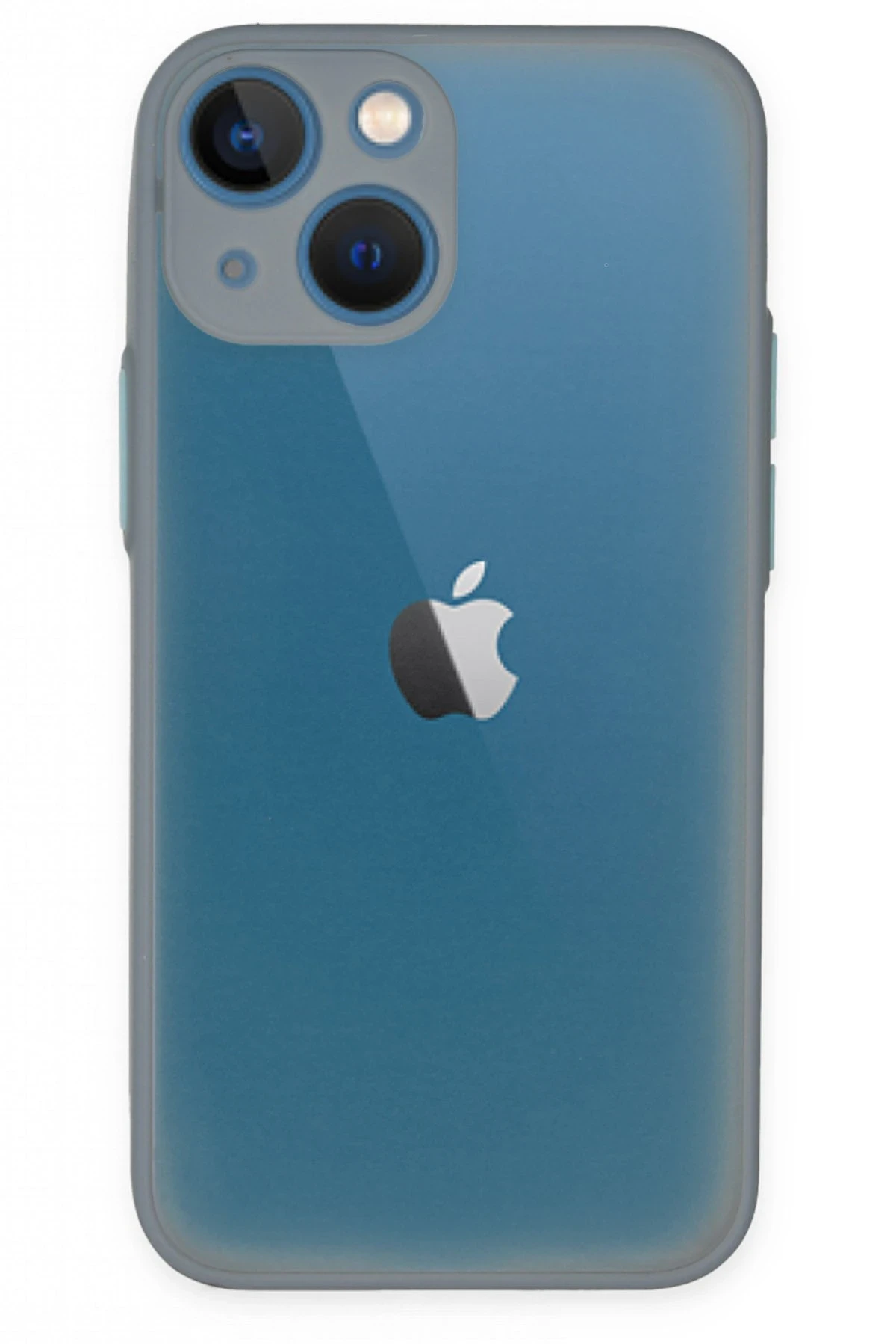 Newface iPhone 15 Plus Kılıf Montreal Silikon Kapak - Gri