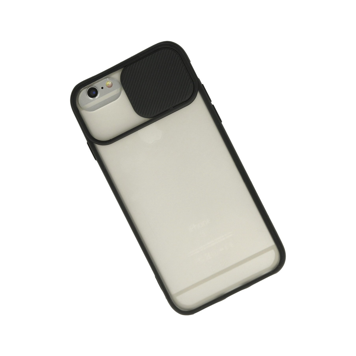 Newface Apple iPhone 6 Kılıf Palm Buzlu Kamera Sürgülü Silikon - Siyah — görsel 8