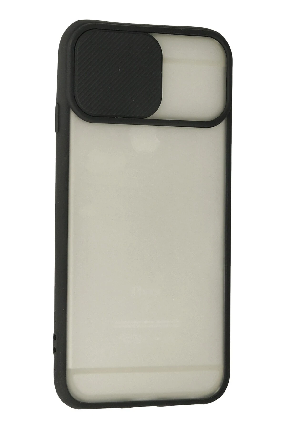 Newface Apple iPhone 6 Kılıf Palm Buzlu Kamera Sürgülü Silikon - Siyah — görsel 3