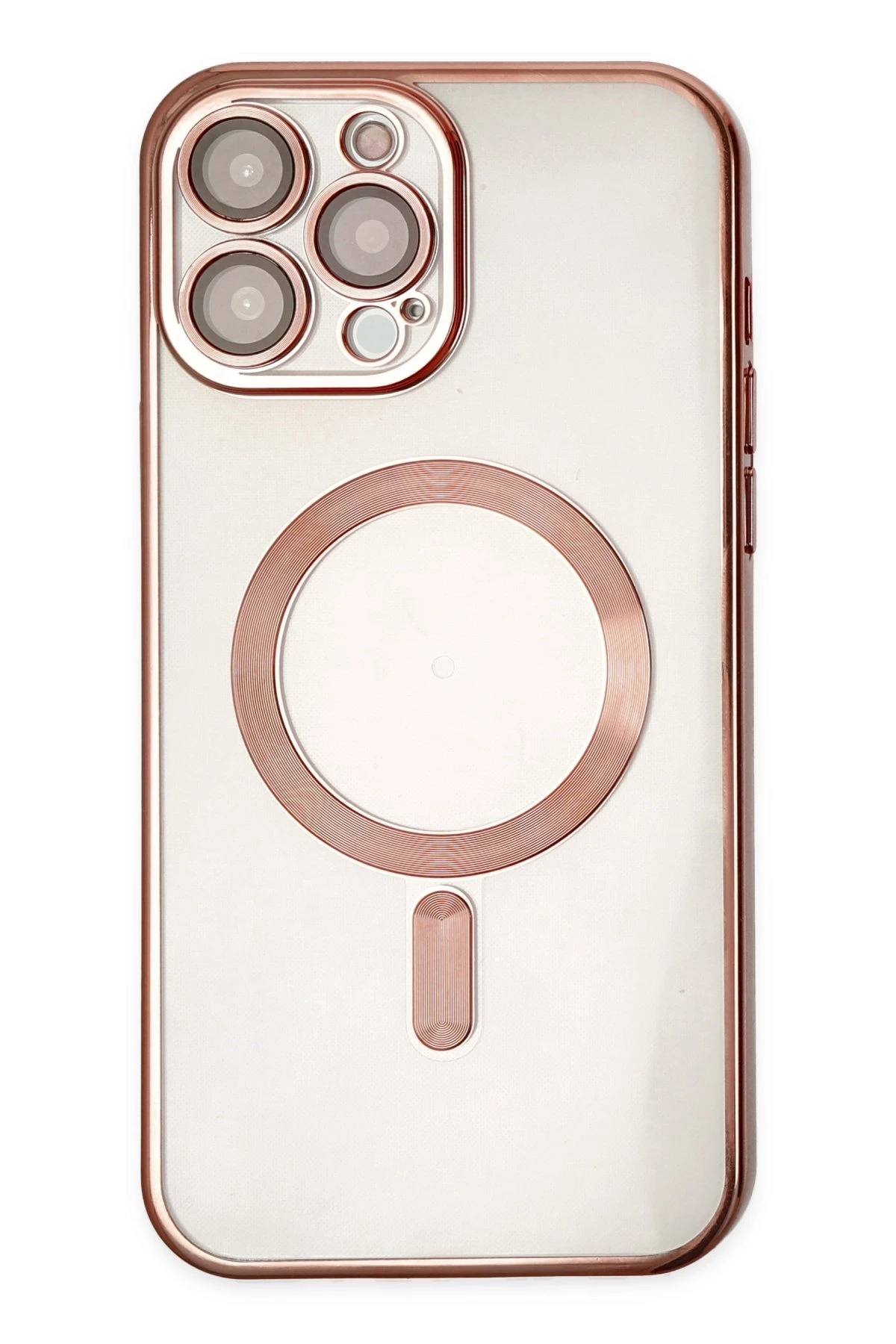 Newface iPhone 14 Pro Kılıf Kross Magneticsafe Kapak - Rose