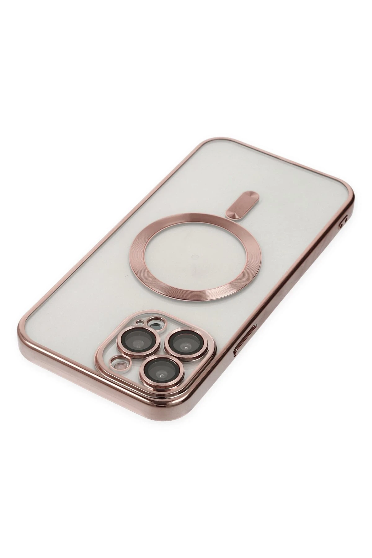 Newface iPhone 14 Pro Kılıf Kross Magneticsafe Kapak - Rose