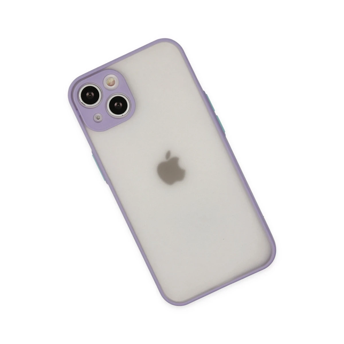 Newface Apple iPhone 15 Plus Kılıf Montreal Silikon Kapak - Mor