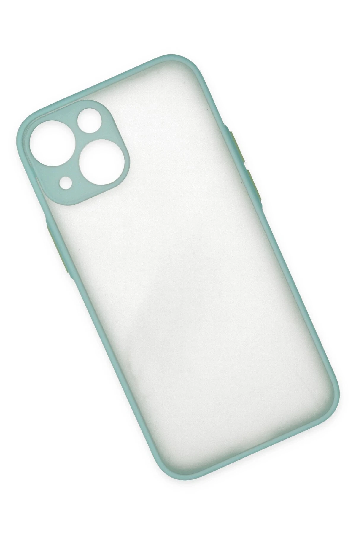 Newface iPhone 15 Plus Kılıf Montreal Silikon Kapak - Açık Yeşil