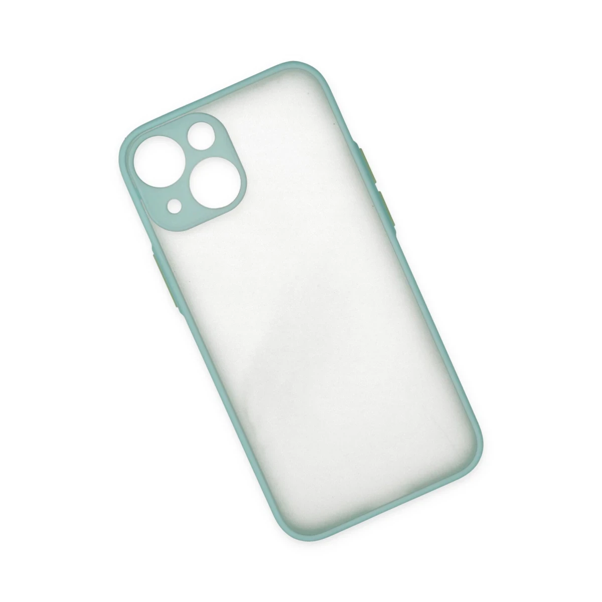 Newface Apple iPhone 15 Plus Kılıf Montreal Silikon Kapak - Açık Yeşil