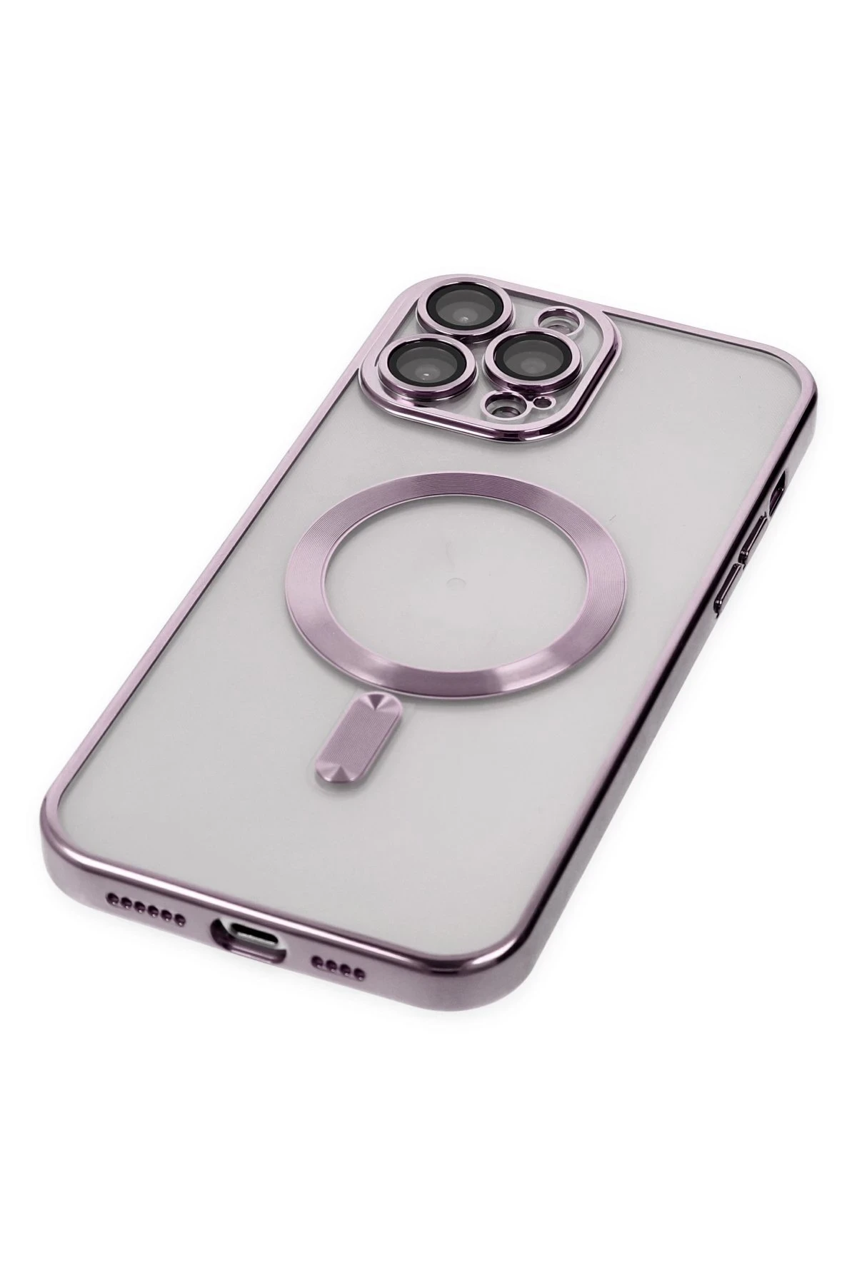 Newface iPhone 14 Pro Kılıf Kross Magneticsafe Kapak - Mor