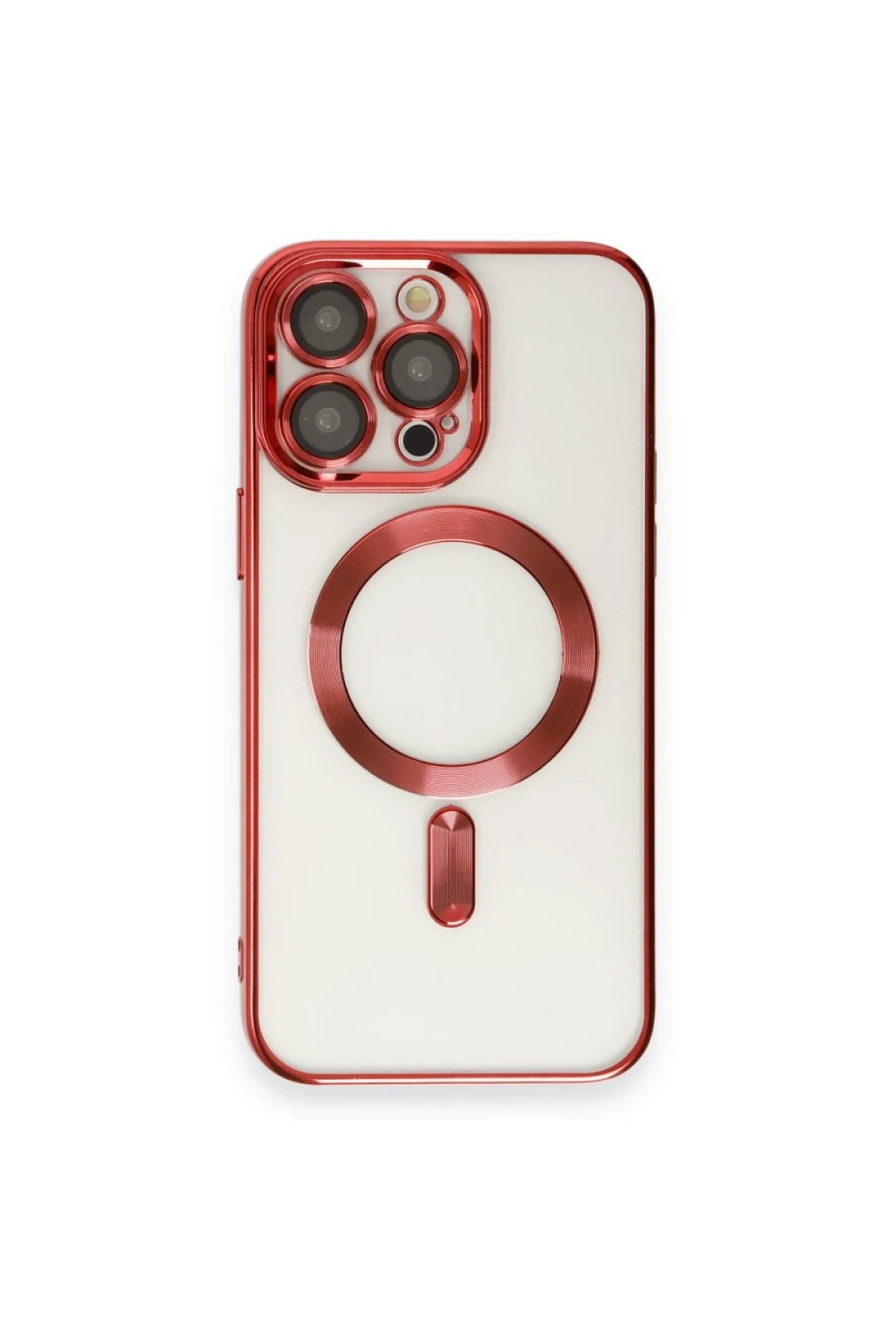 Newface iPhone 14 Pro Max Kılıf Kross Magneticsafe Kapak - Kırmızı