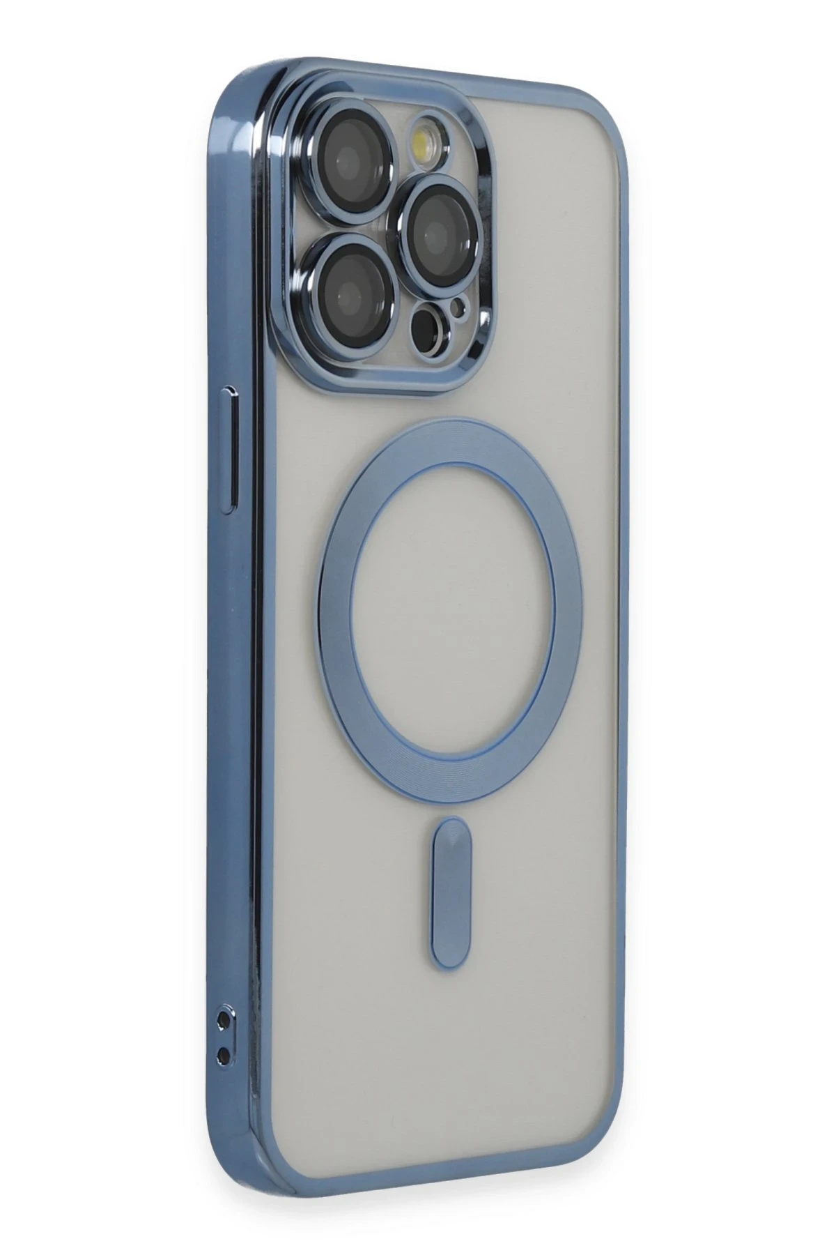 Newface iPhone 14 Pro Max Kılıf Kross Magneticsafe Kapak - Sierra Blue