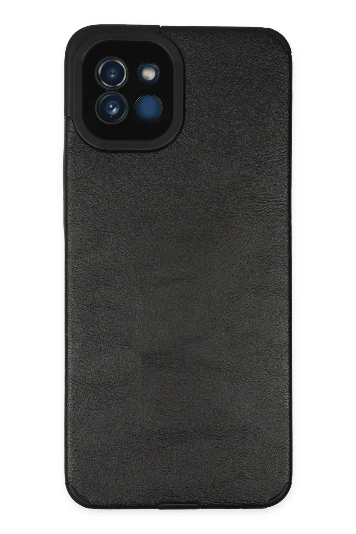 Newface Samsung Galaxy A03 Kılıf Loop Deri Silikon - Siyah