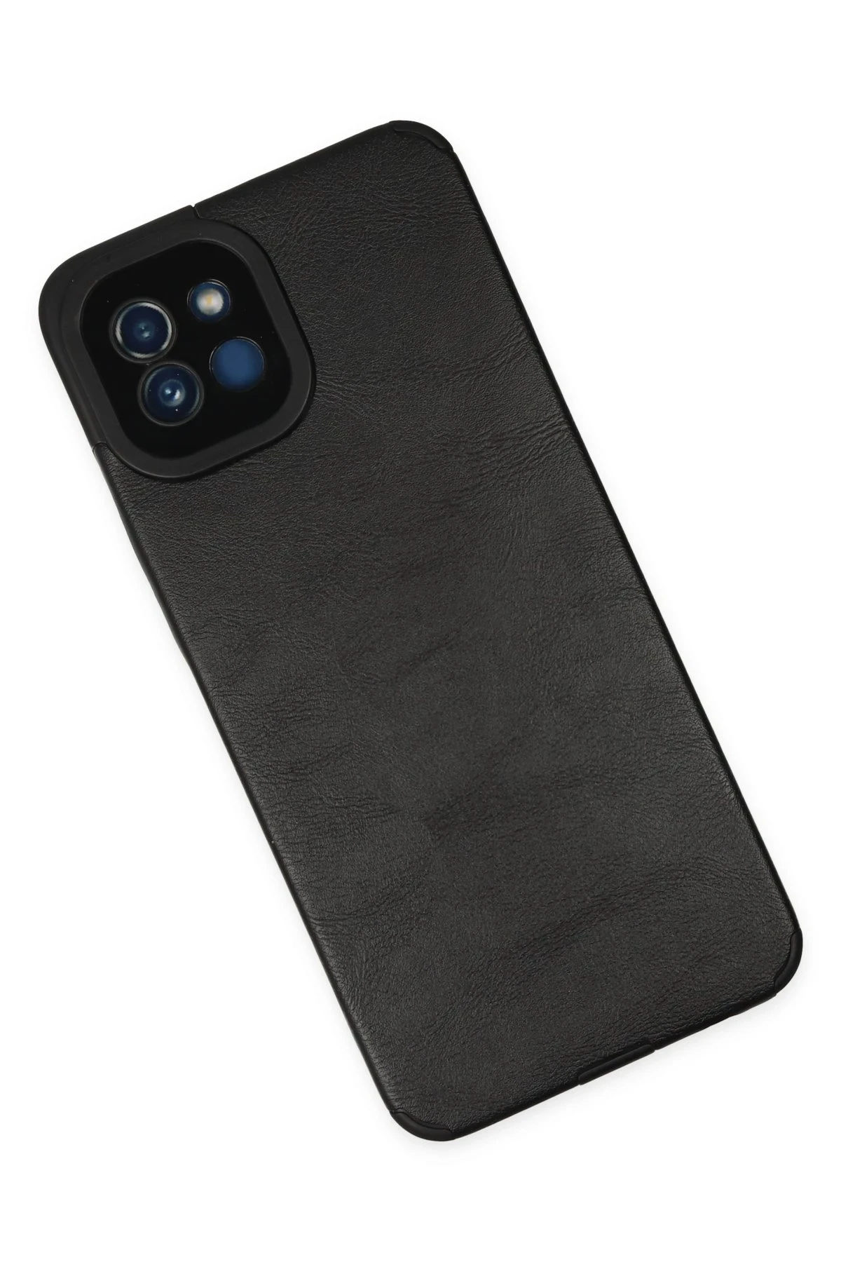 Newface Samsung Galaxy A03 Kılıf Loop Deri Silikon - Siyah