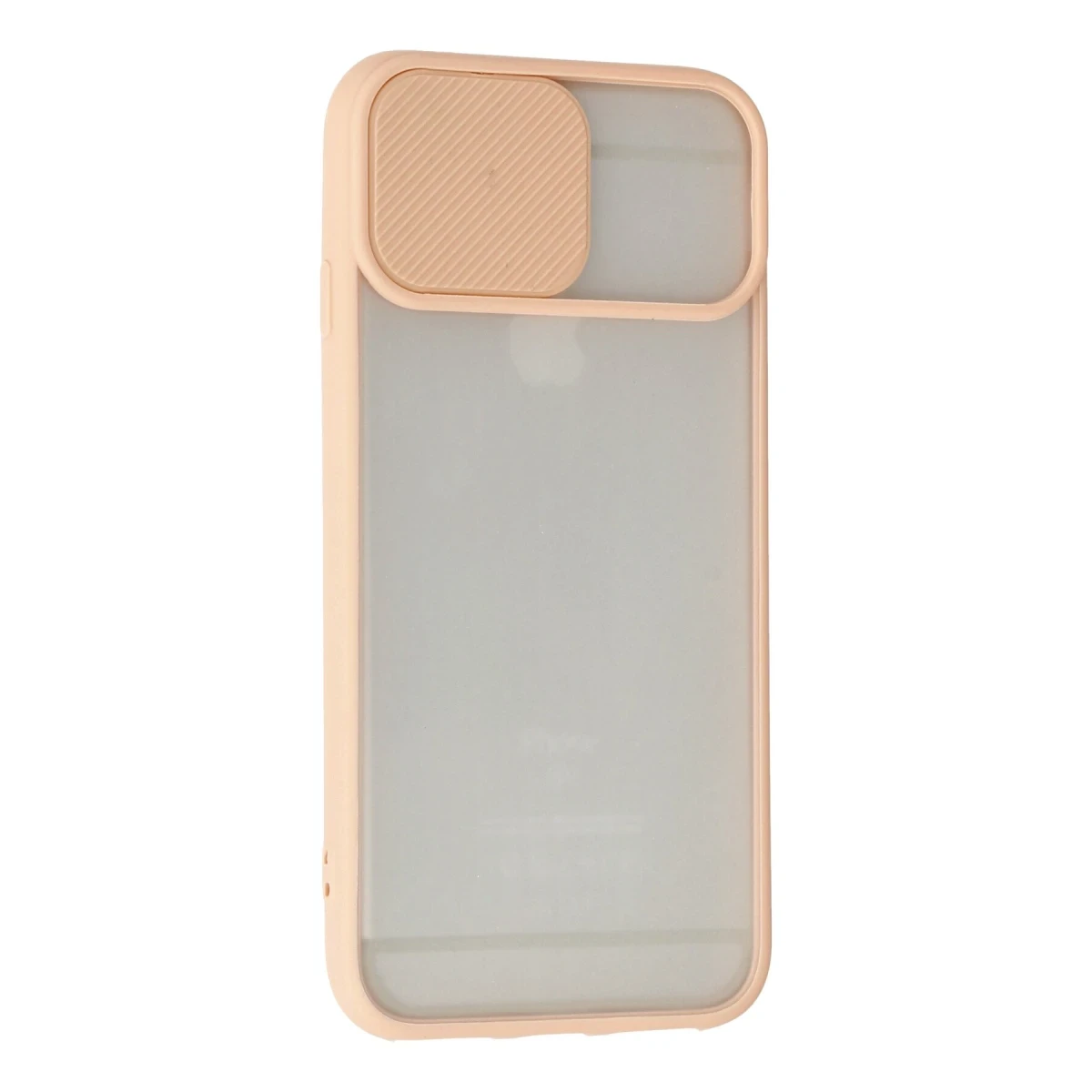 Newface Apple iPhone 6 Plus Kılıf Palm Buzlu Kamera Sürgülü Silikon - Pembe