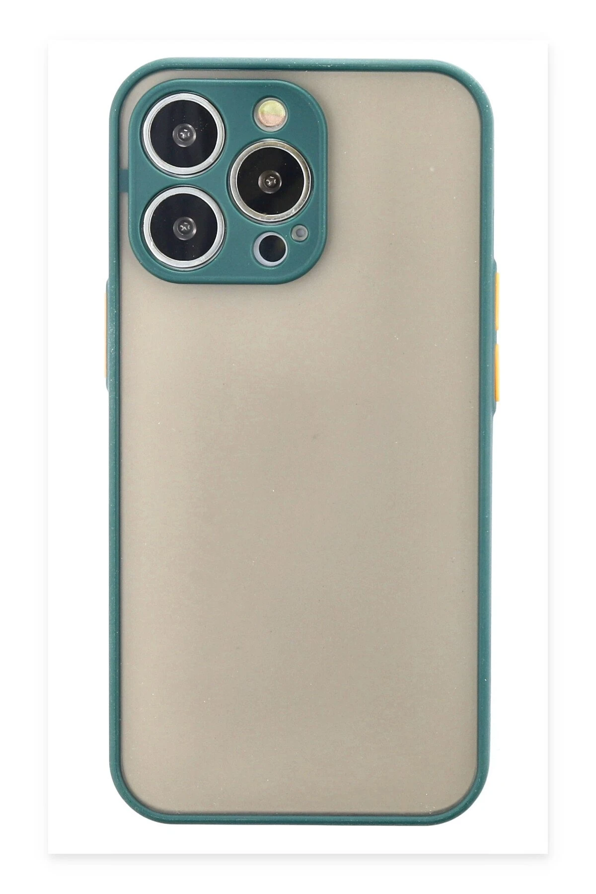 Newface iPhone 15 Pro Max Kılıf Montreal Silikon Kapak - Yeşil