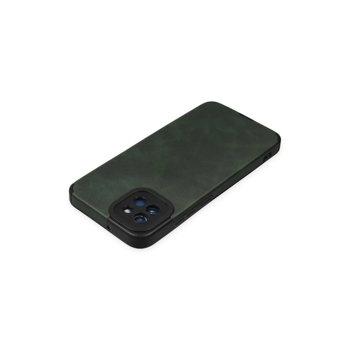 Newface Samsung Galaxy A03 Kılıf Loop Deri Silikon - Yeşil
