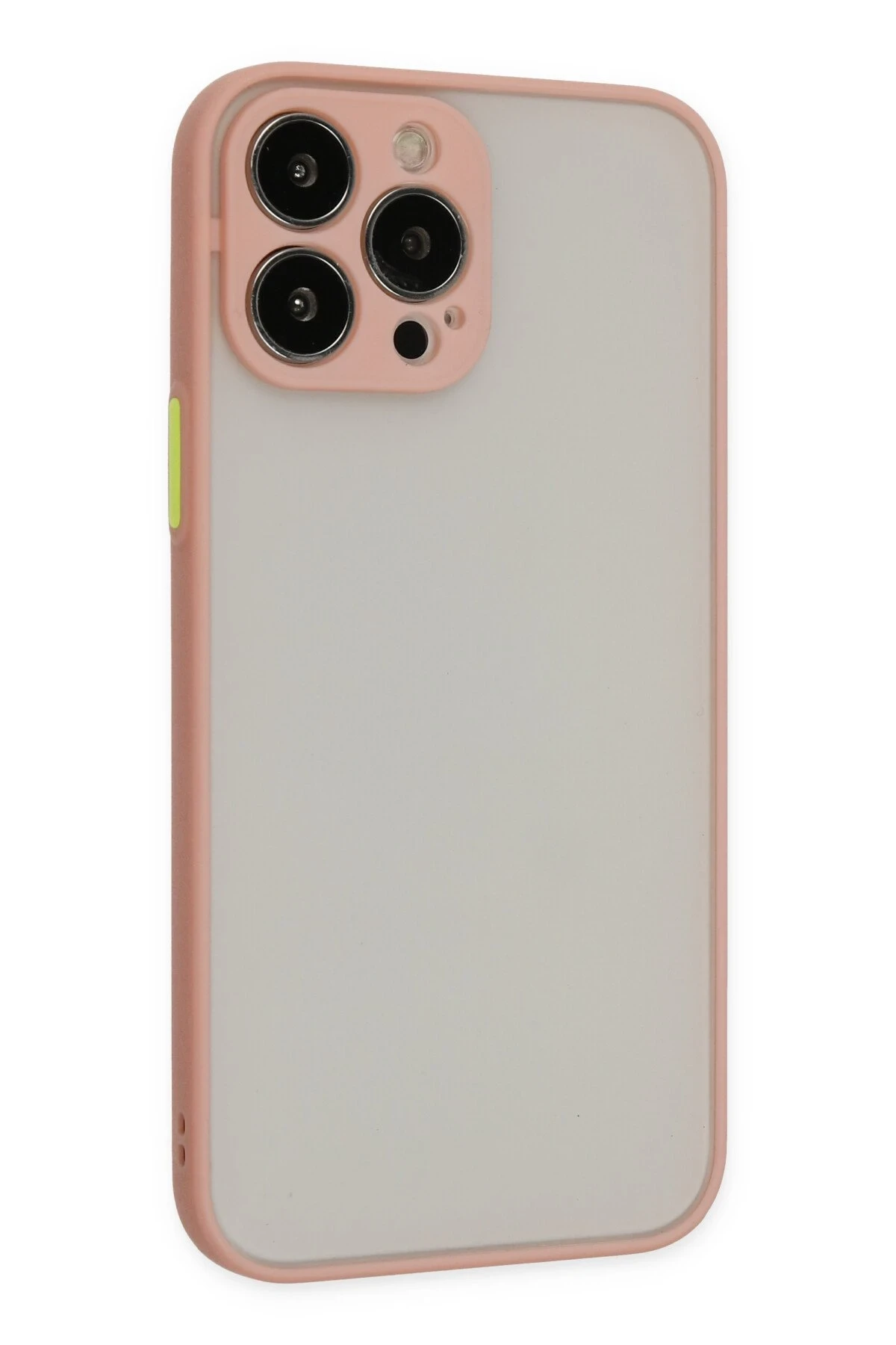 Newface iPhone 15 Pro Max Kılıf Montreal Silikon Kapak - Pembe