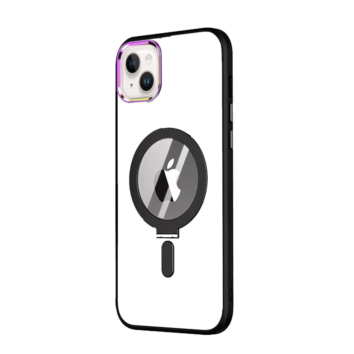 Newface Apple iPhone 15 Kılıf Mudo Magneticsafe Standlı Kapak - Siyah — görsel 8