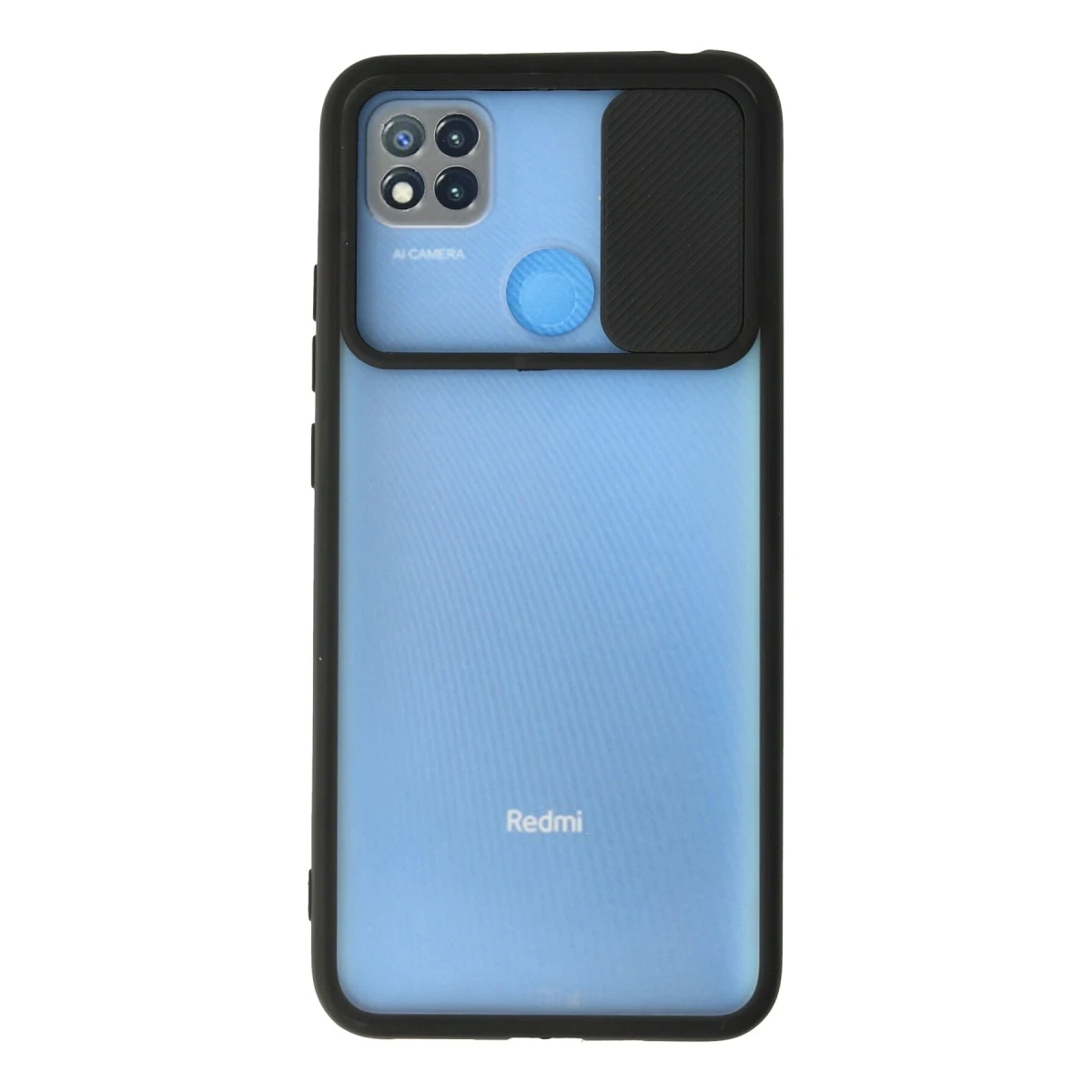 Newface Xiaomi Redmi 9C Kılıf Palm Buzlu Kamera Sürgülü Silikon - Siyah — görsel 4