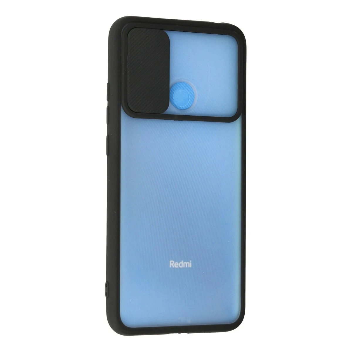 Newface Xiaomi Redmi 9C Kılıf Palm Buzlu Kamera Sürgülü Silikon - Siyah — görsel 6