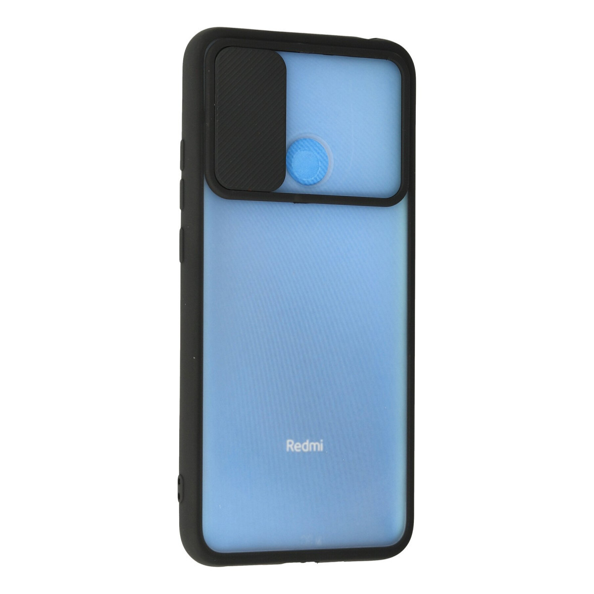 Newface Xiaomi Redmi 9C Kılıf Palm Buzlu Kamera Sürgülü Silikon - Siyah — görsel 9