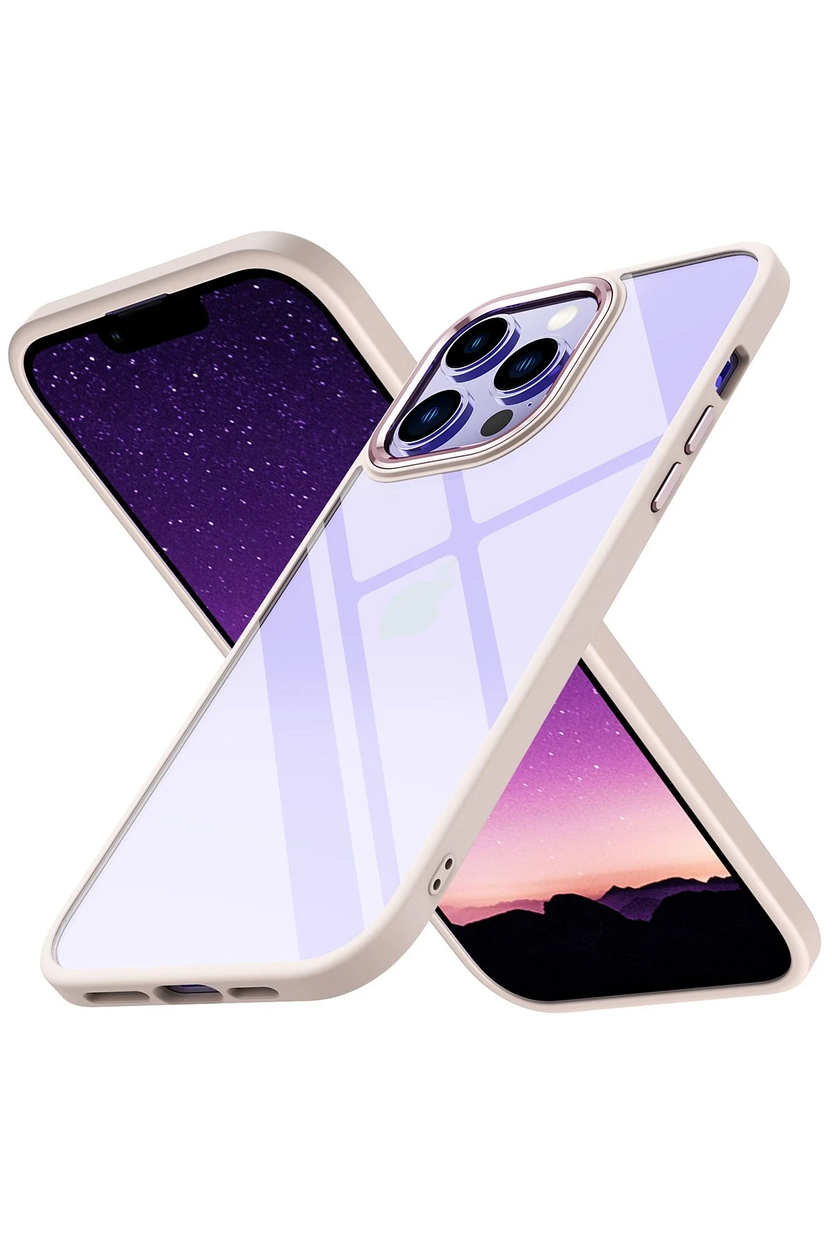 Newface iPhone 14 Pro Max Kılıf Power Silikon - Rose