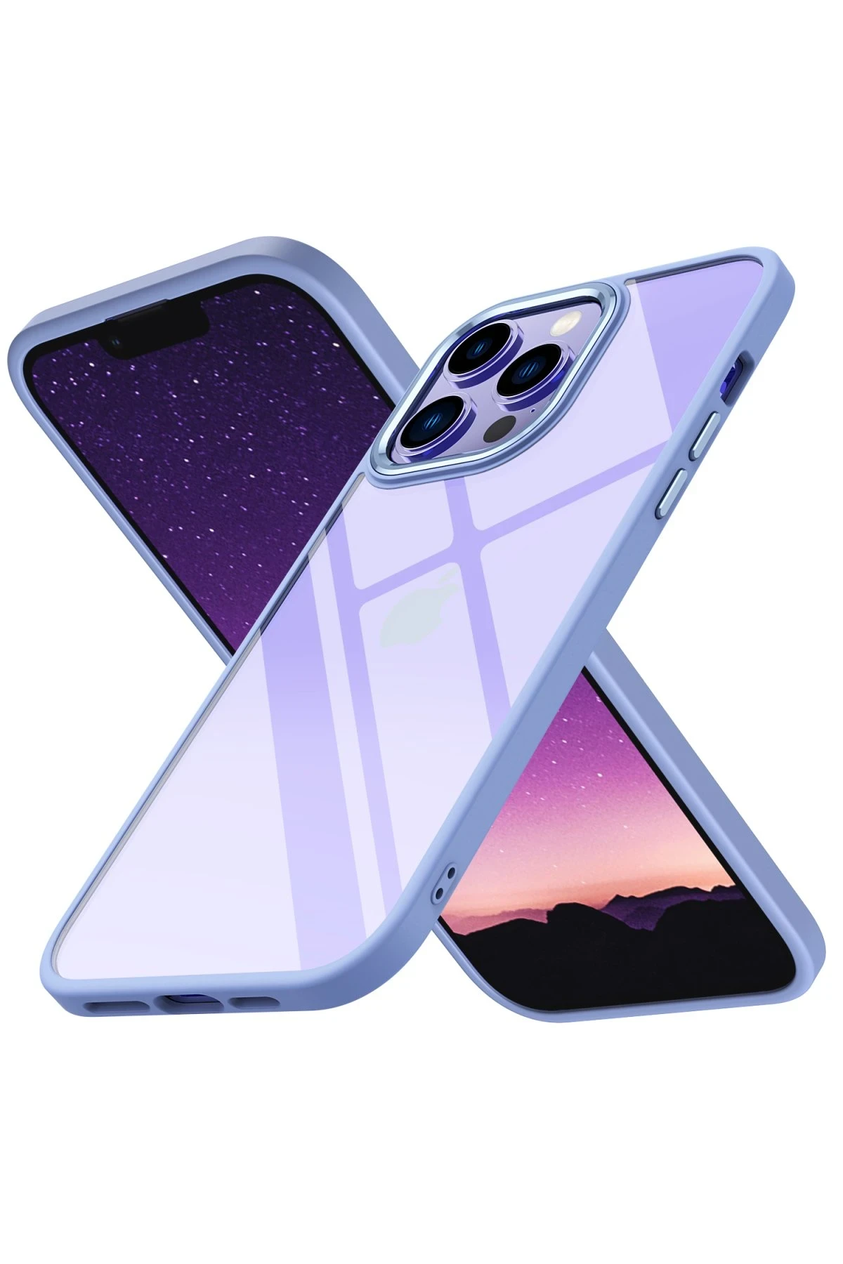 Newface iPhone 14 Pro Max Kılıf Power Silikon - Sierra Blue