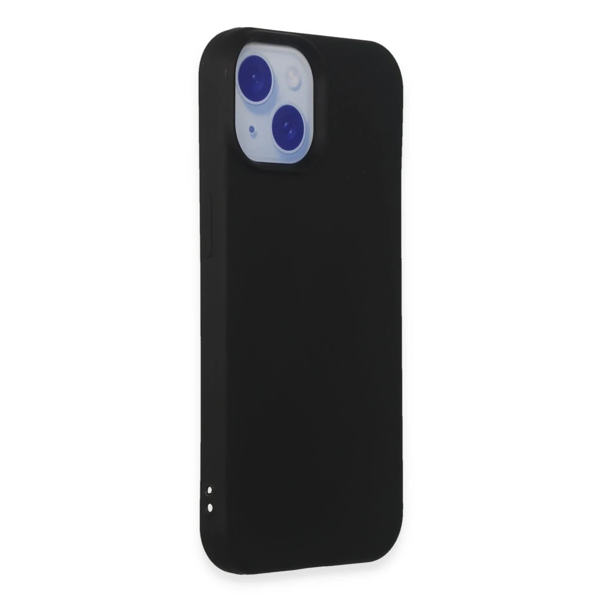 Newface Apple iPhone 15 Kılıf Nano içi Kadife Silikon - Siyah — görsel 6