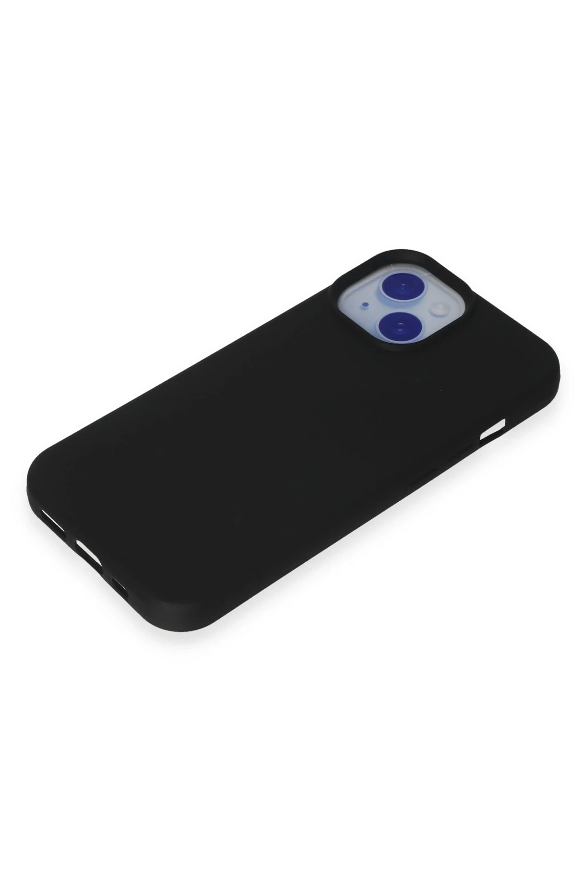 Newface Apple iPhone 15 Kılıf Nano içi Kadife Silikon - Siyah — görsel 4