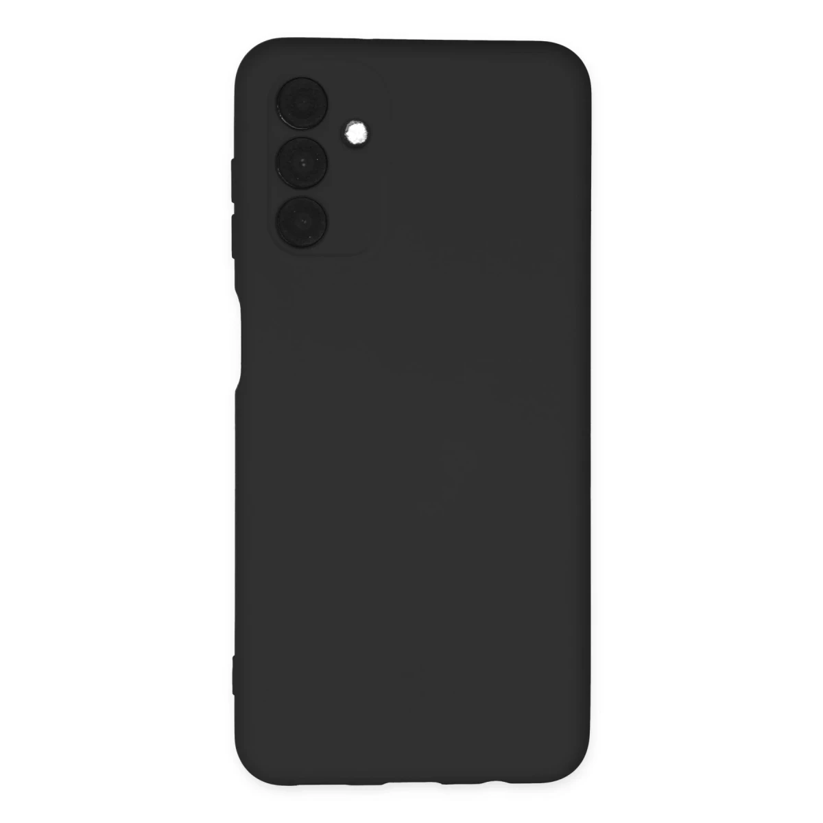 Newface Samsung Galaxy A04S Kılıf Nano içi Kadife Silikon - Siyah — görsel 6