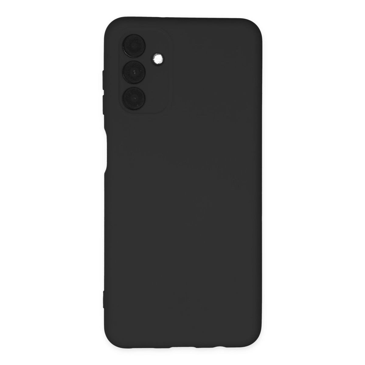 Newface Samsung Galaxy A04S Kılıf Nano içi Kadife Silikon - Siyah — görsel 11