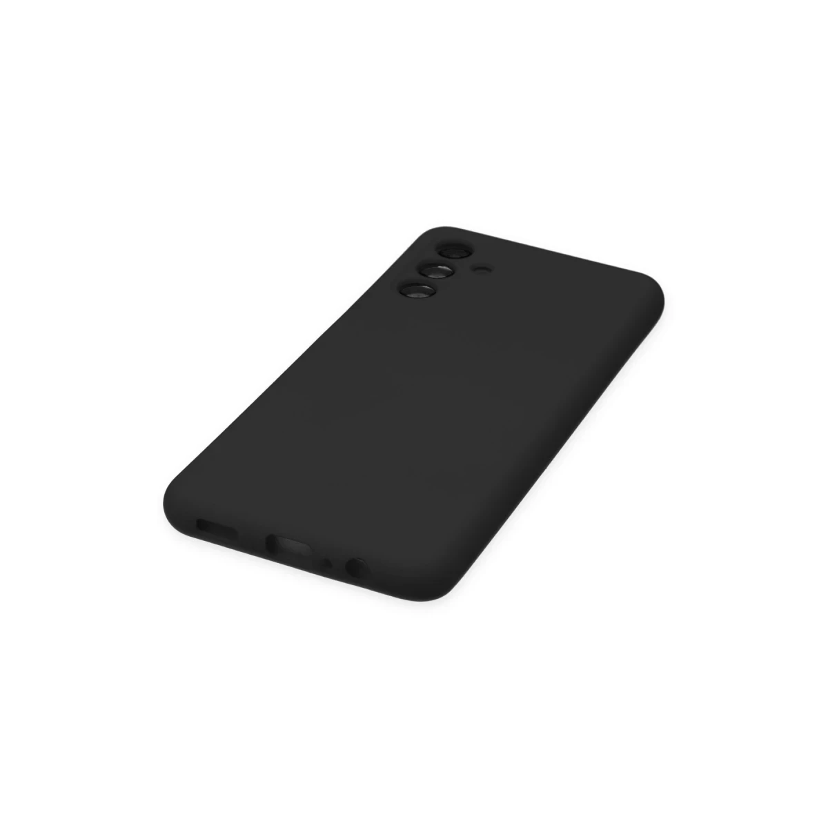 Newface Samsung Galaxy A04S Kılıf Nano içi Kadife Silikon - Siyah — görsel 10