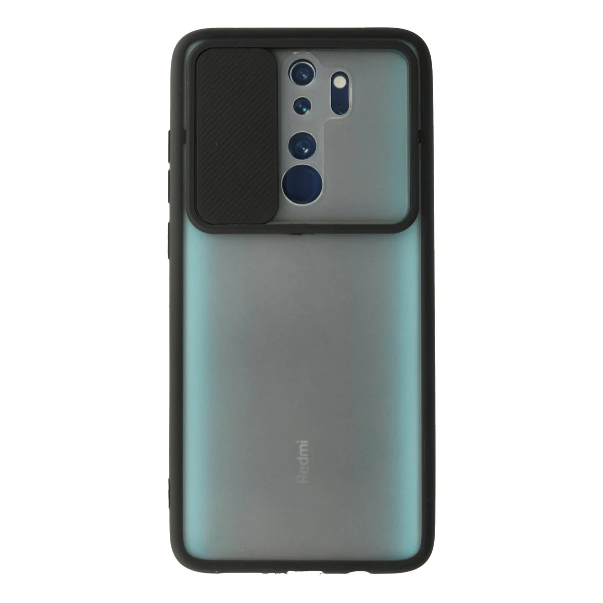 Newface Xiaomi Redmi Note 8 Pro Kılıf Palm Buzlu Kamera Sürgülü Silikon - Siyah — görsel 4