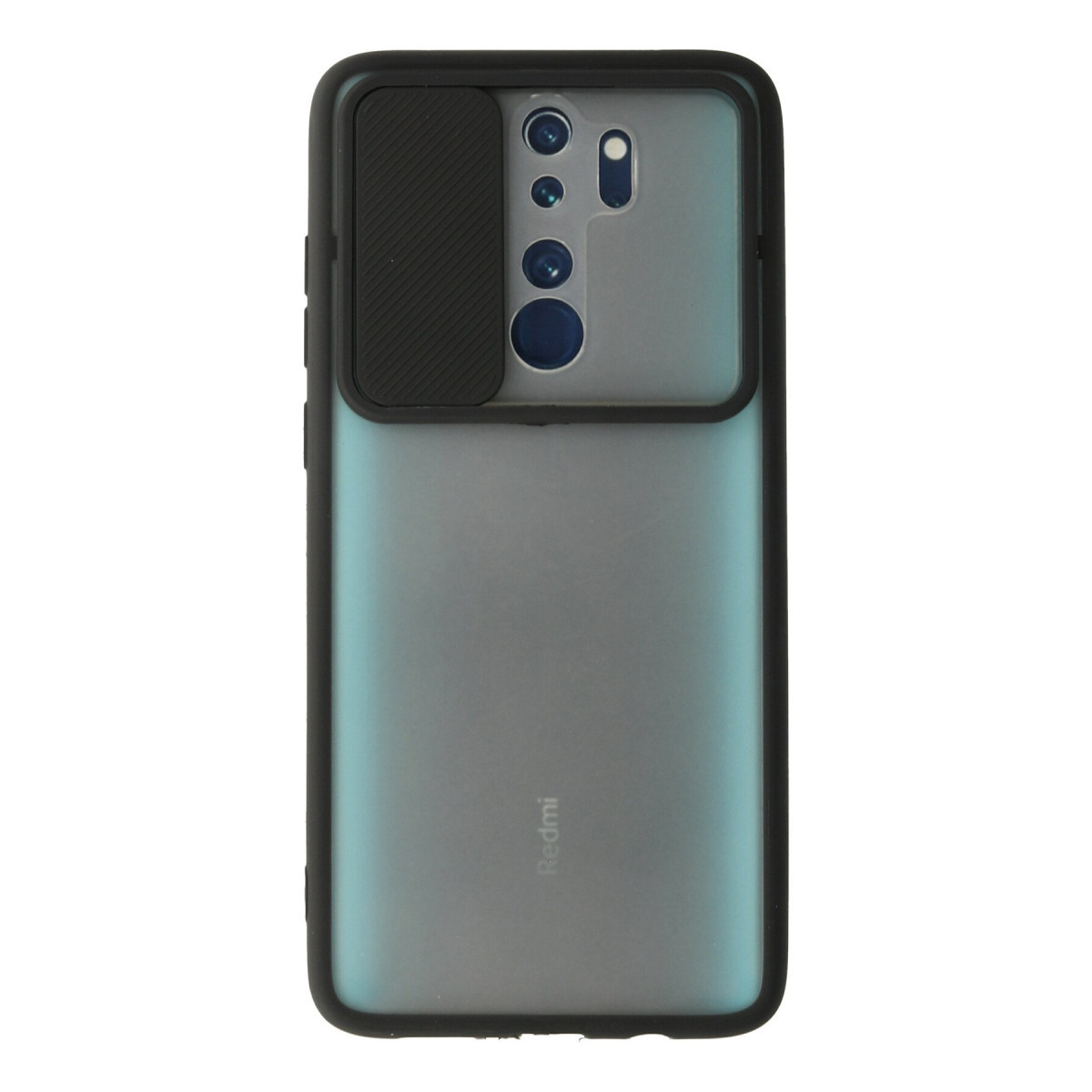 Newface Xiaomi Redmi Note 8 Pro Kılıf Palm Buzlu Kamera Sürgülü Silikon - Siyah — görsel 7