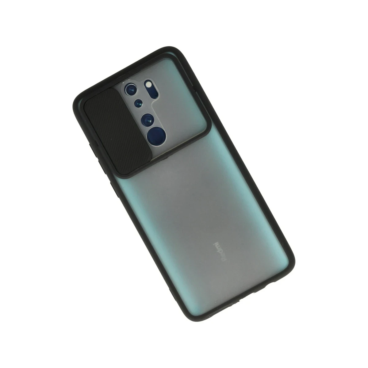 Newface Xiaomi Redmi Note 8 Pro Kılıf Palm Buzlu Kamera Sürgülü Silikon - Siyah — görsel 5