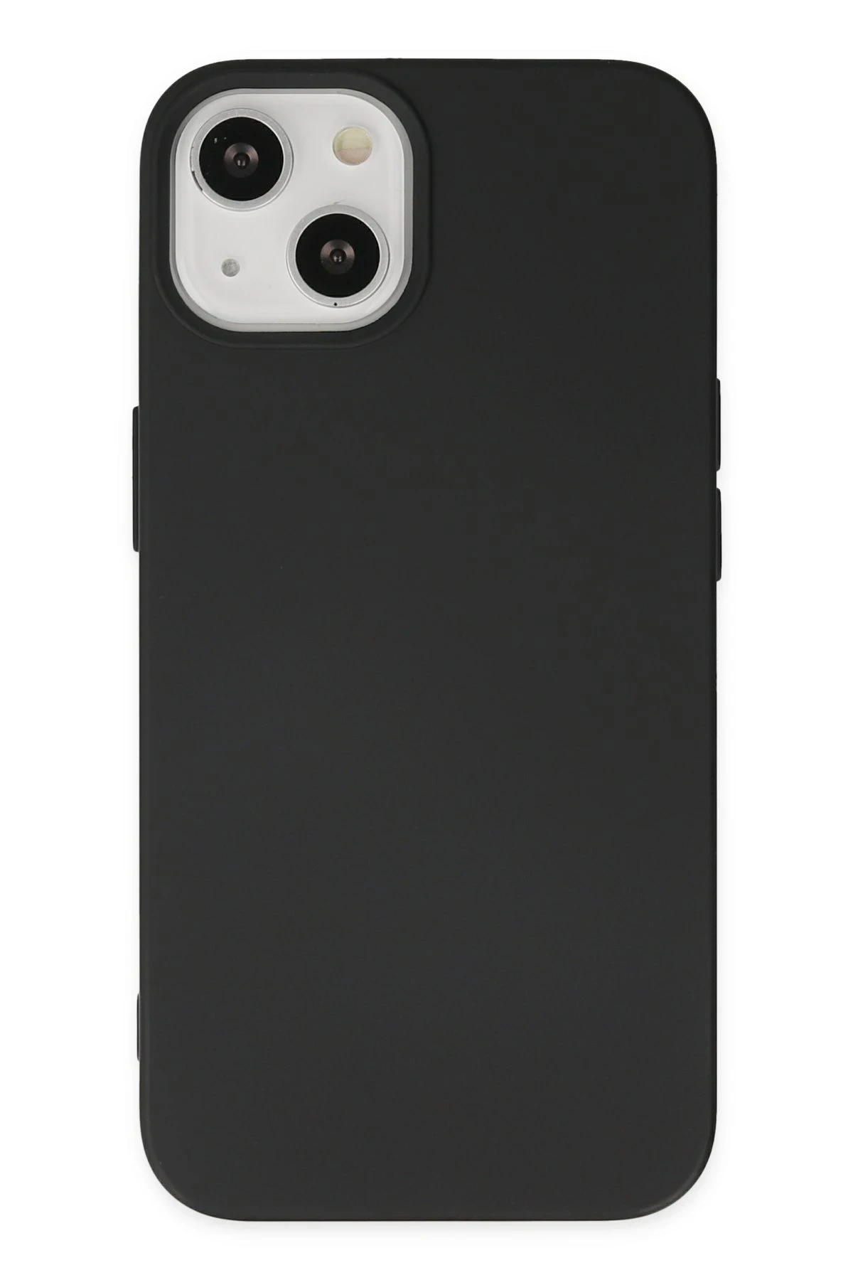 Newface Apple iPhone 15 Plus Kılıf Nano içi Kadife Silikon - Siyah