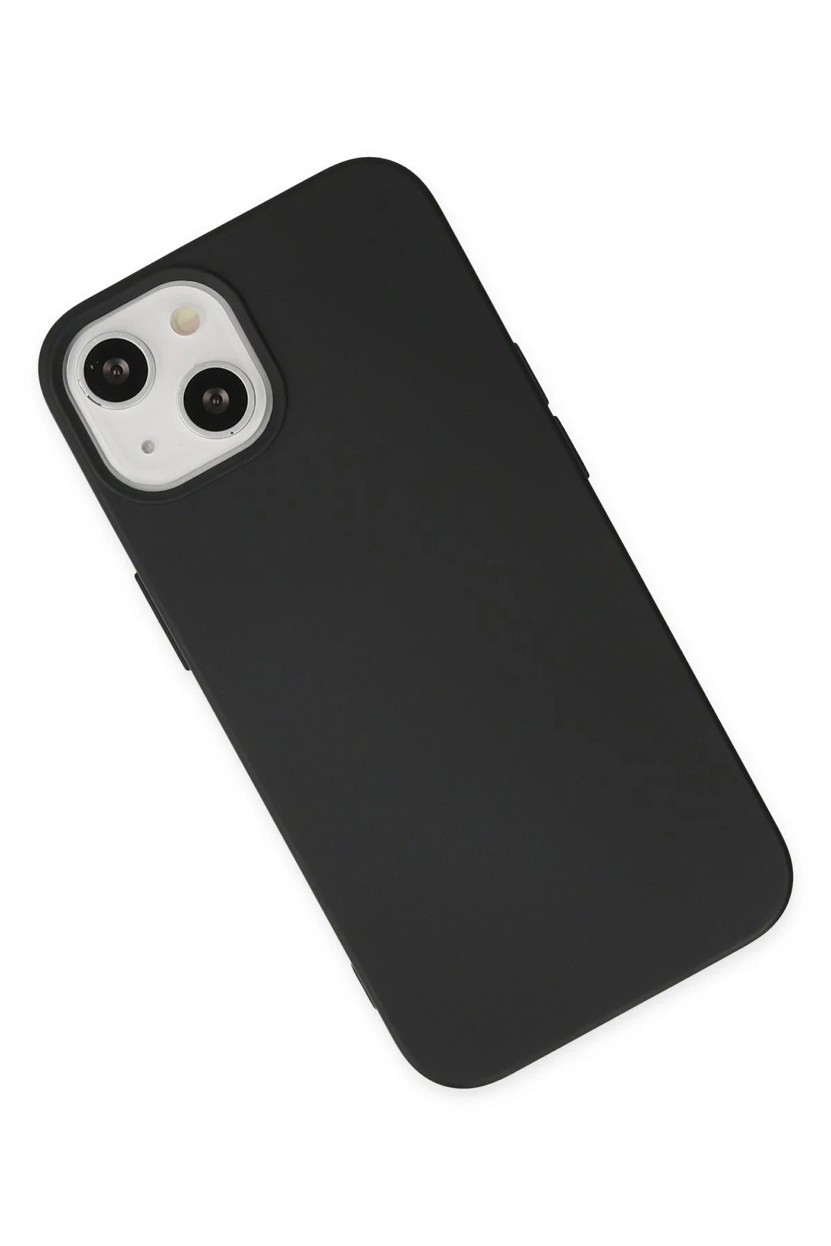 Newface Apple iPhone 15 Plus Kılıf Nano içi Kadife Silikon - Siyah — görsel 3