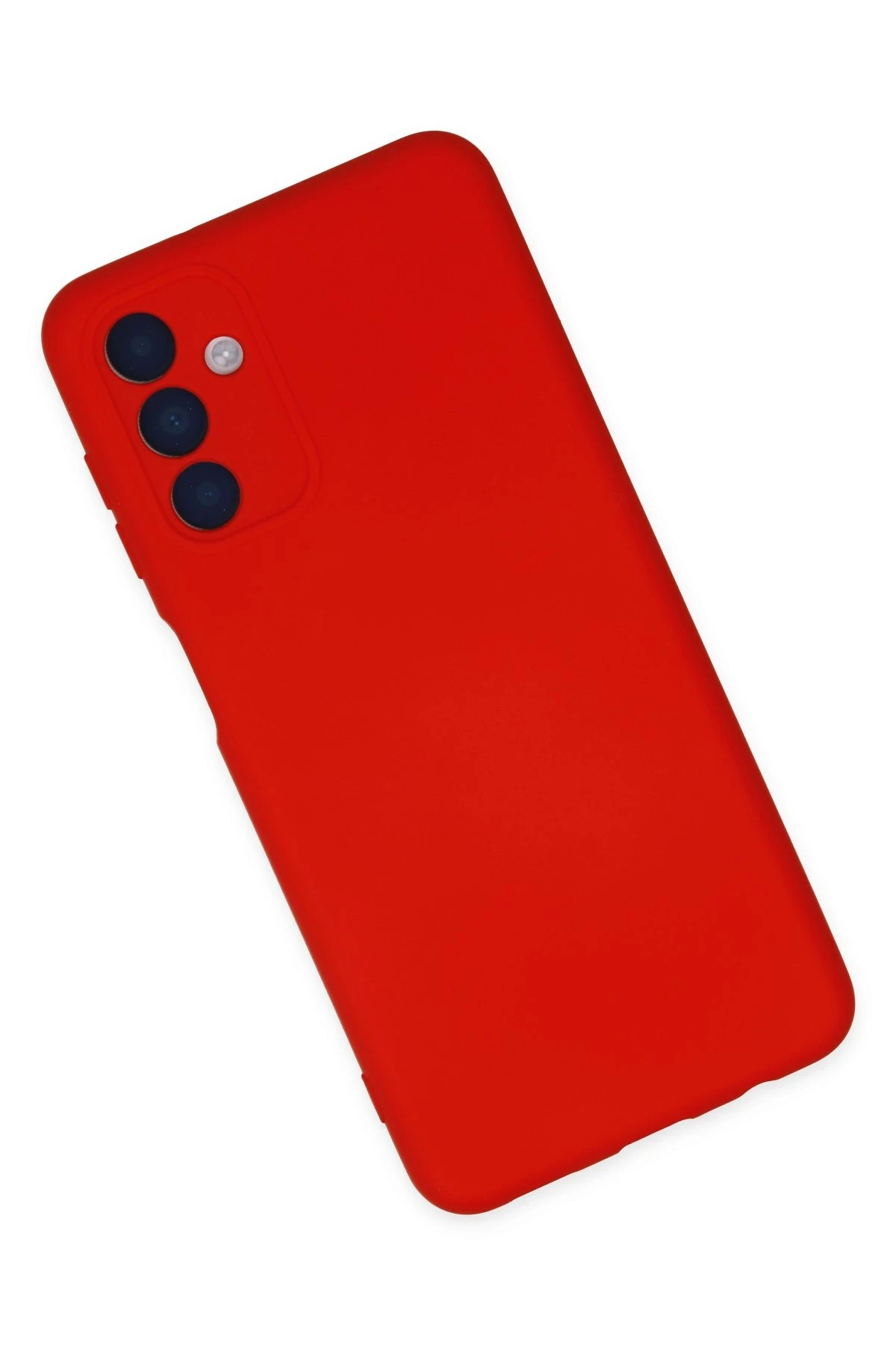 Newface Samsung Galaxy A04S Kılıf Nano içi Kadife Silikon - Kırmızı