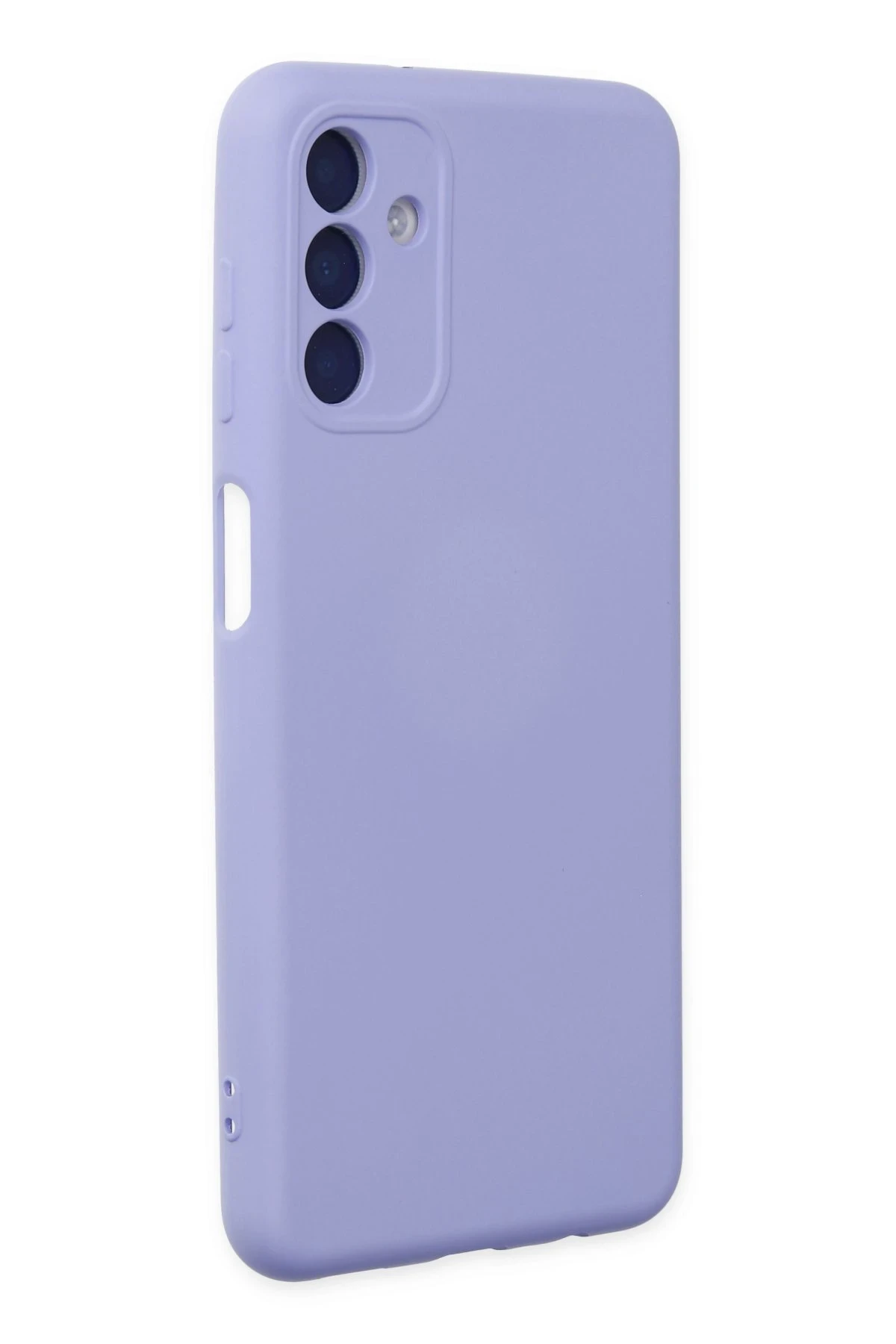 Newface Samsung Galaxy A04S Kılıf Nano içi Kadife Silikon - Lila