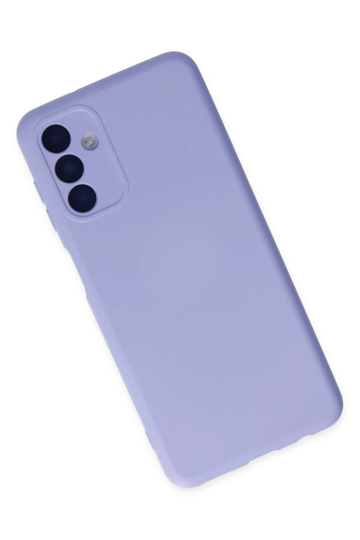 Newface Samsung Galaxy A04S Kılıf Nano içi Kadife Silikon - Lila