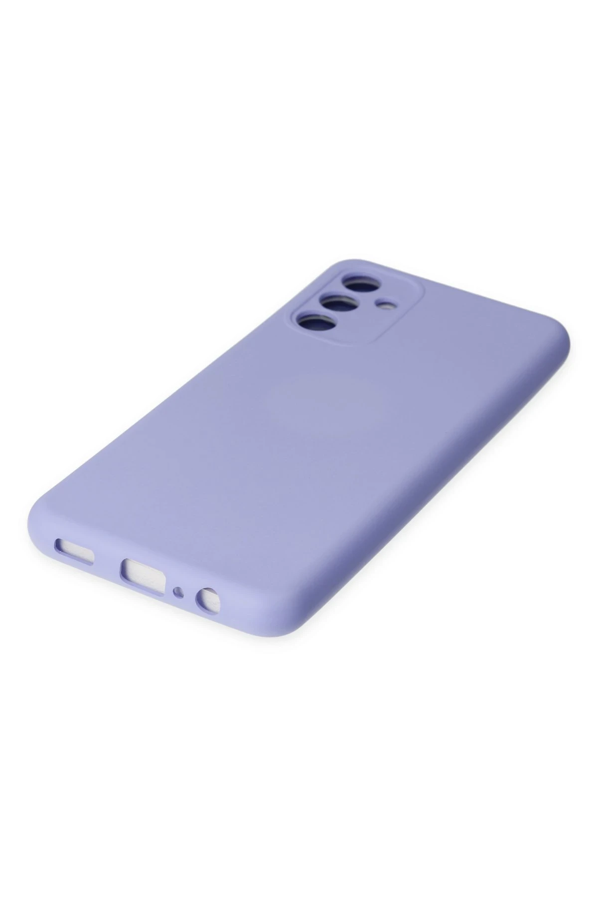 Newface Samsung Galaxy A04S Kılıf Nano içi Kadife Silikon - Lila
