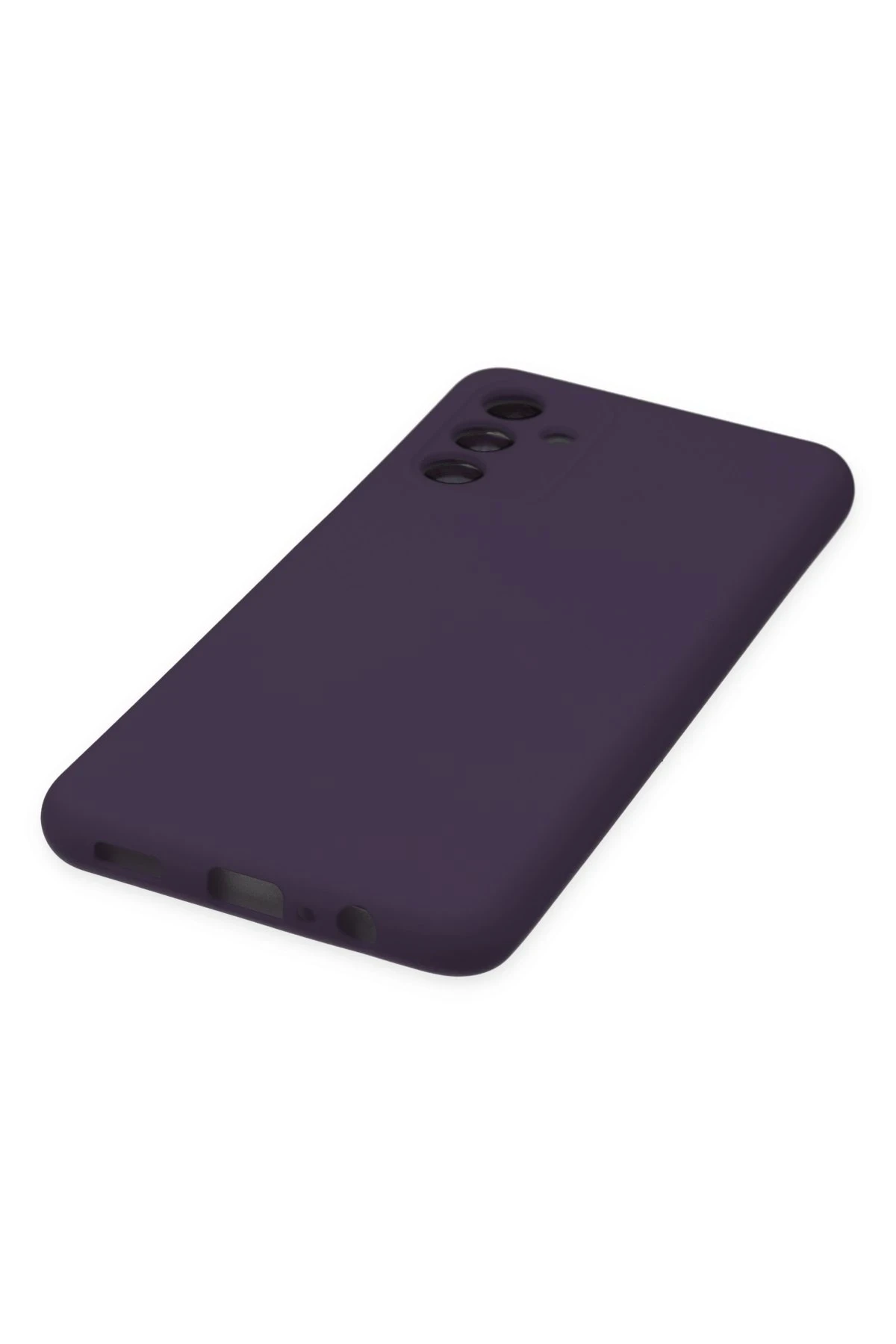 Newface Samsung Galaxy A04S Kılıf Nano içi Kadife Silikon - Mor