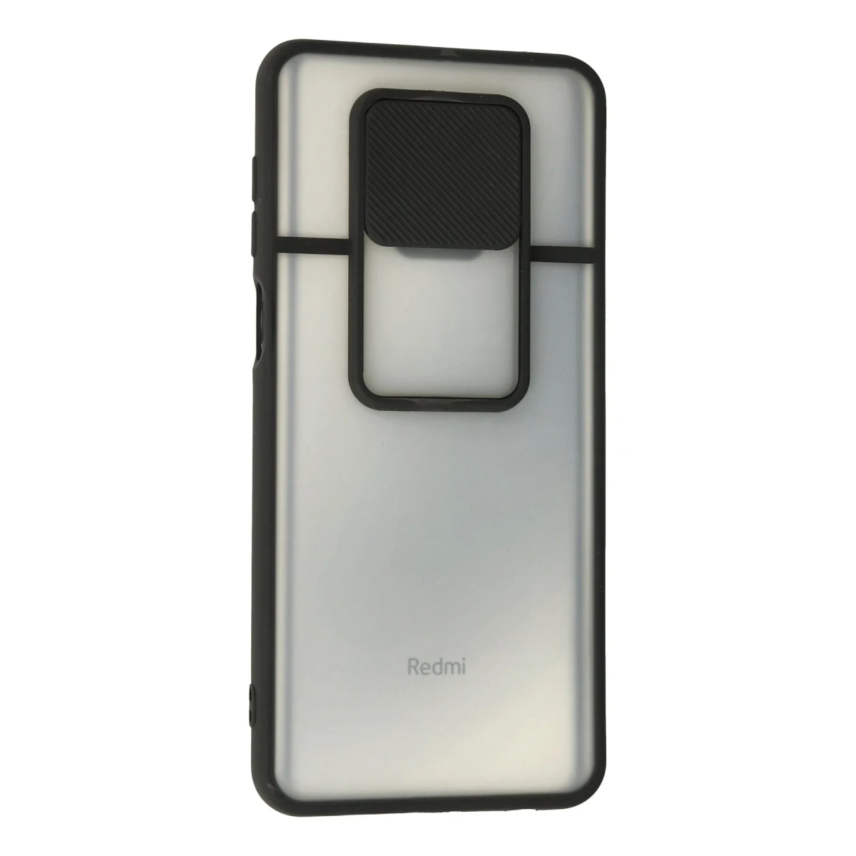 Newface Xiaomi Redmi Note 9 Pro Kılıf Palm Buzlu Kamera Sürgülü Silikon - Siyah — görsel 6
