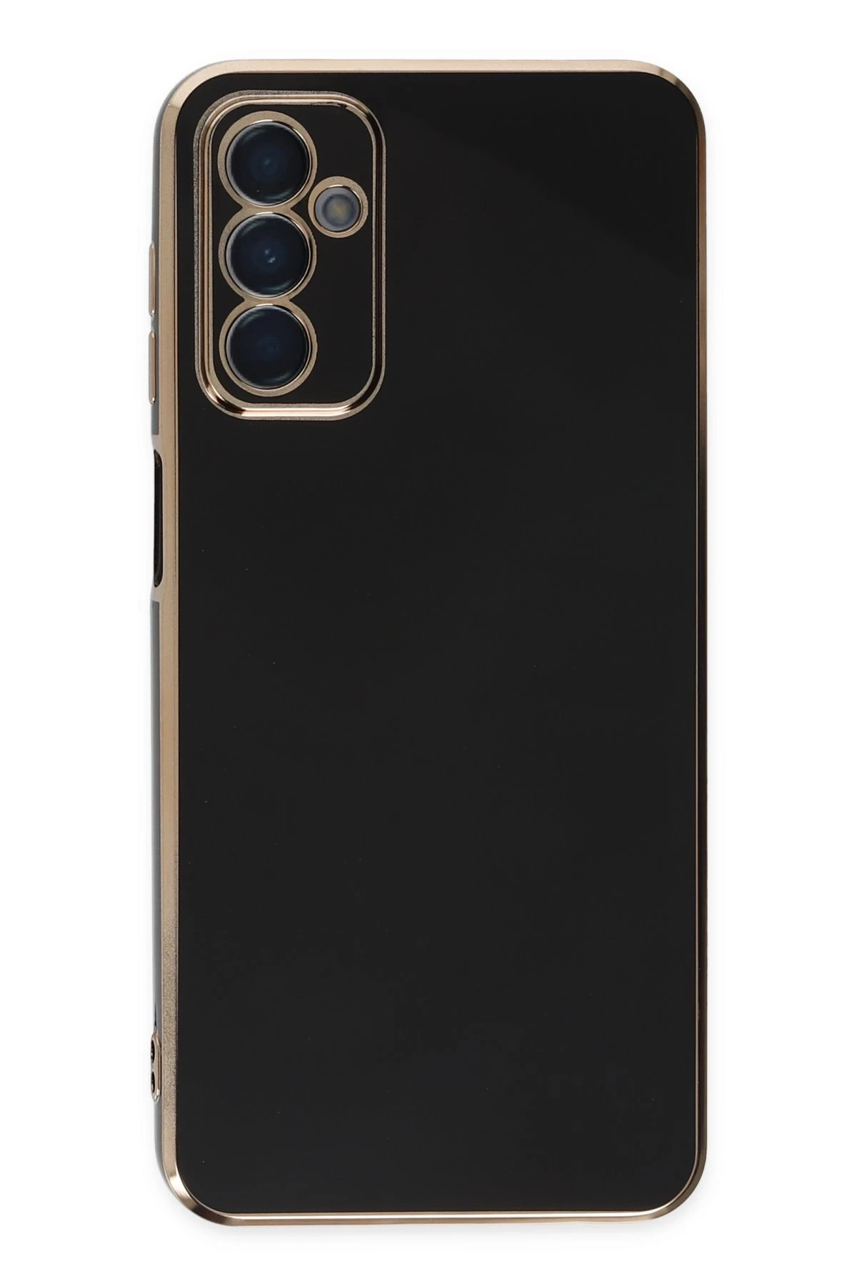 Newface Samsung Galaxy A04S Kılıf Volet Silikon - Siyah